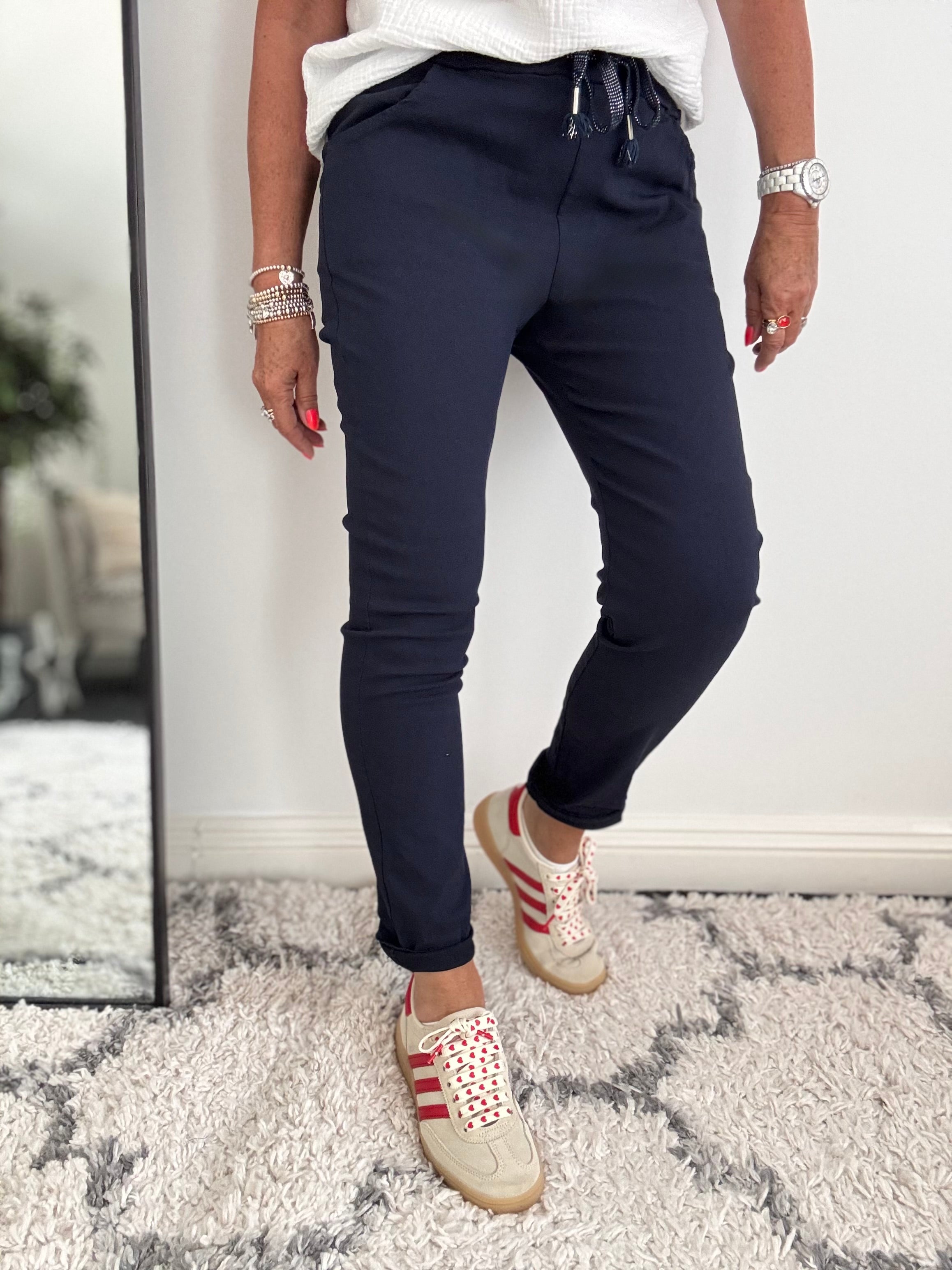 Super Stretch Joggers in Inky Navy