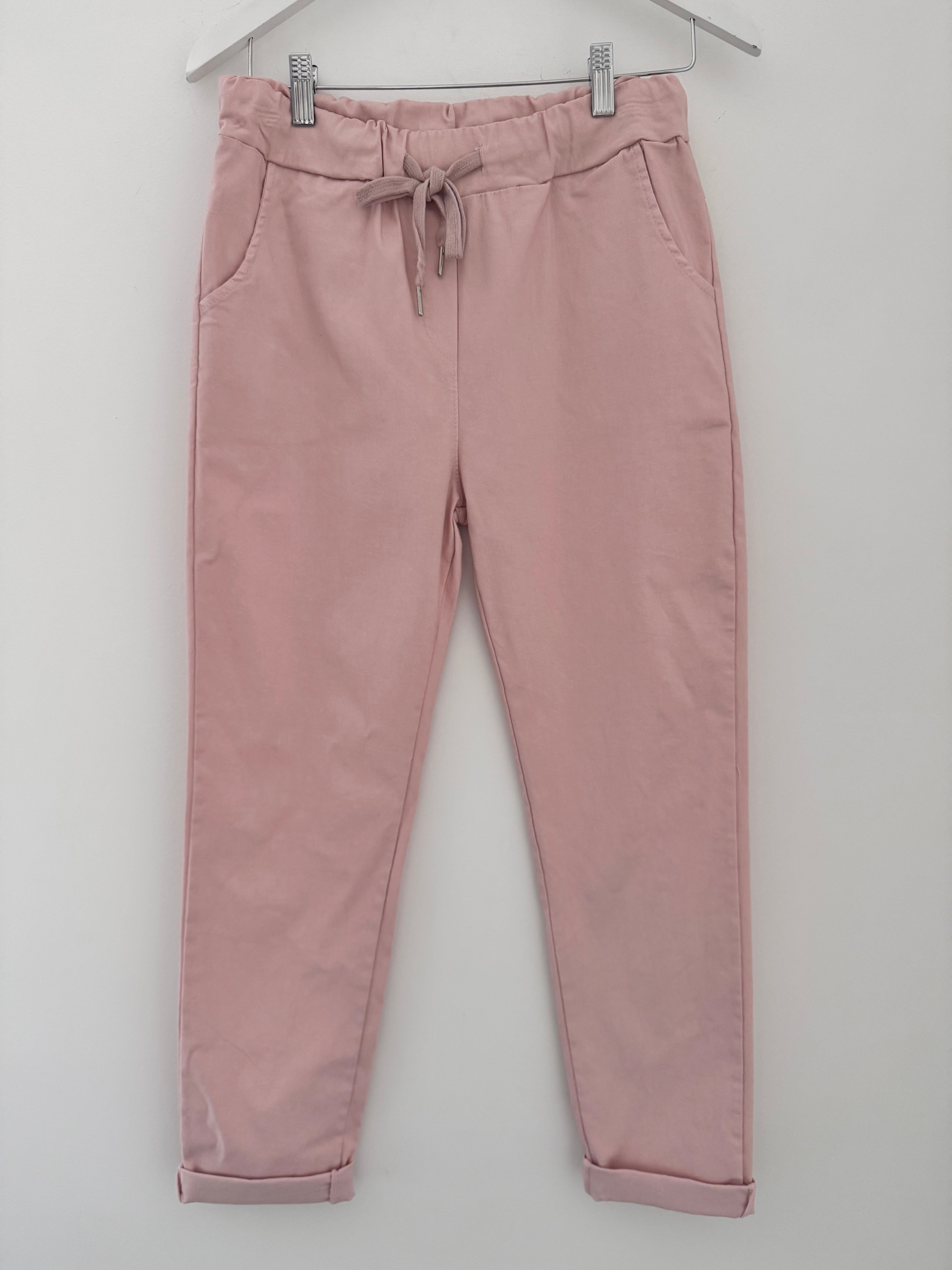 Super Stretch Joggers in Pink