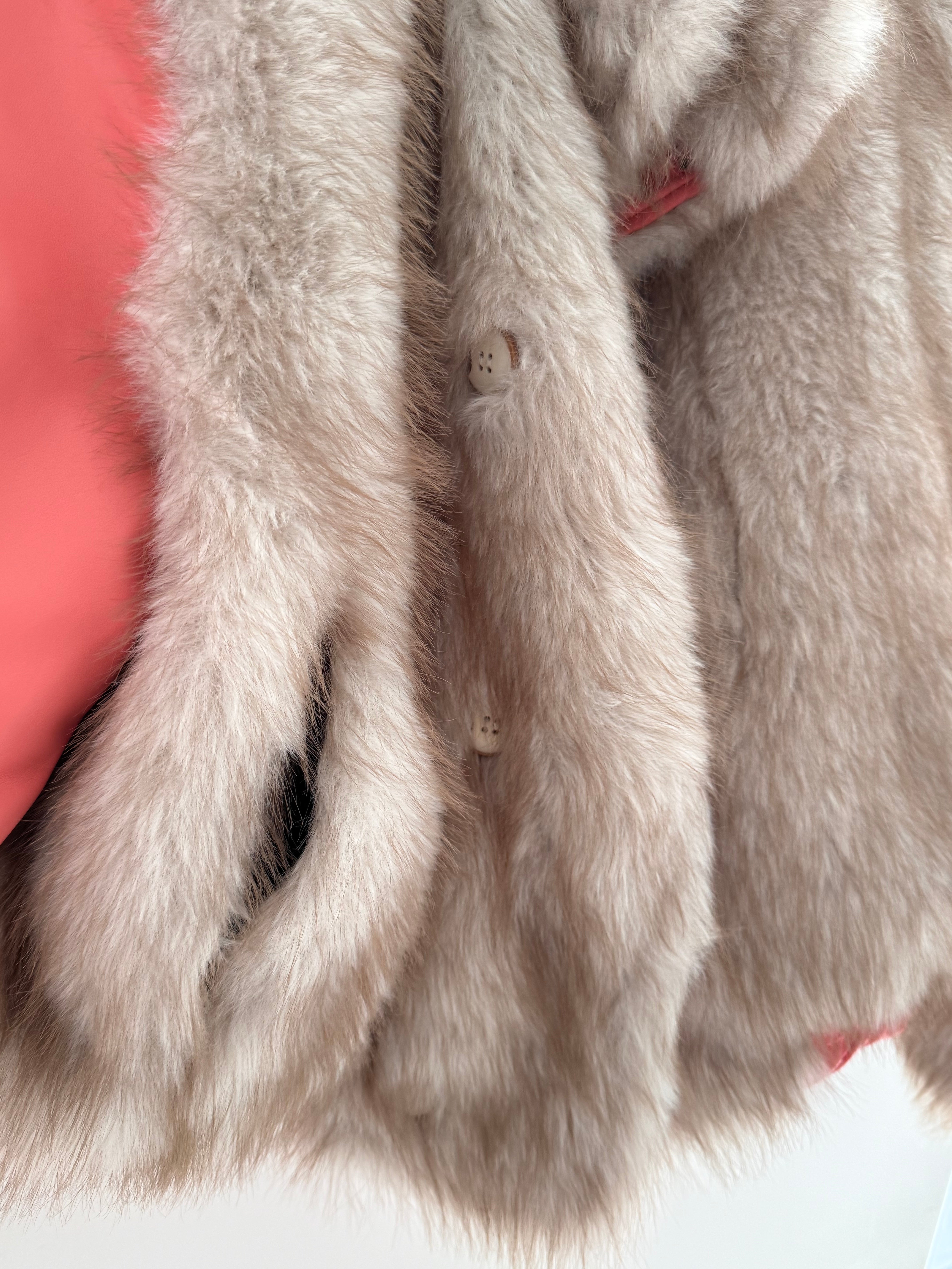Reversible Faux Fur & Leather Jacket