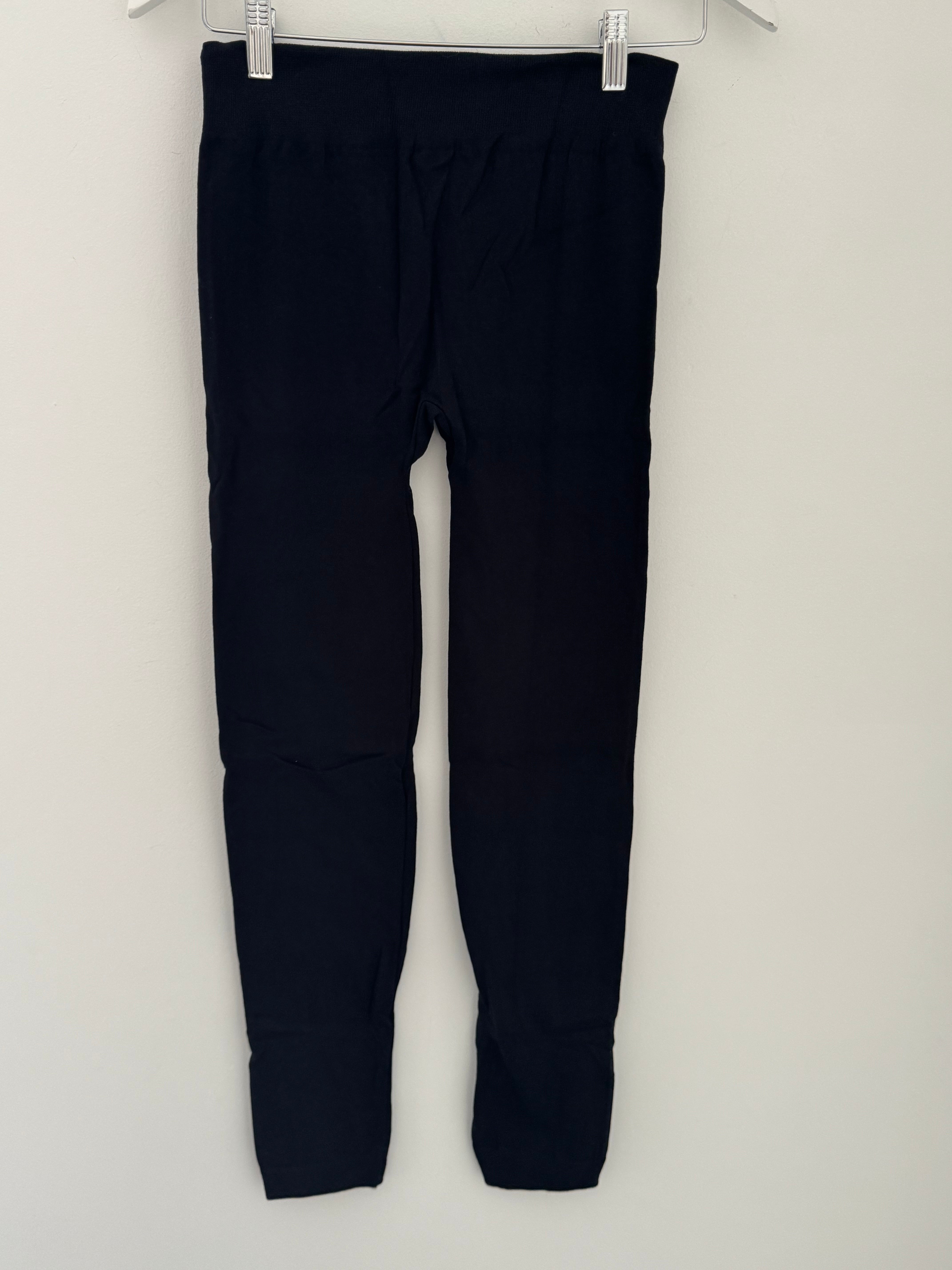 Black Fleece Lined Leggings