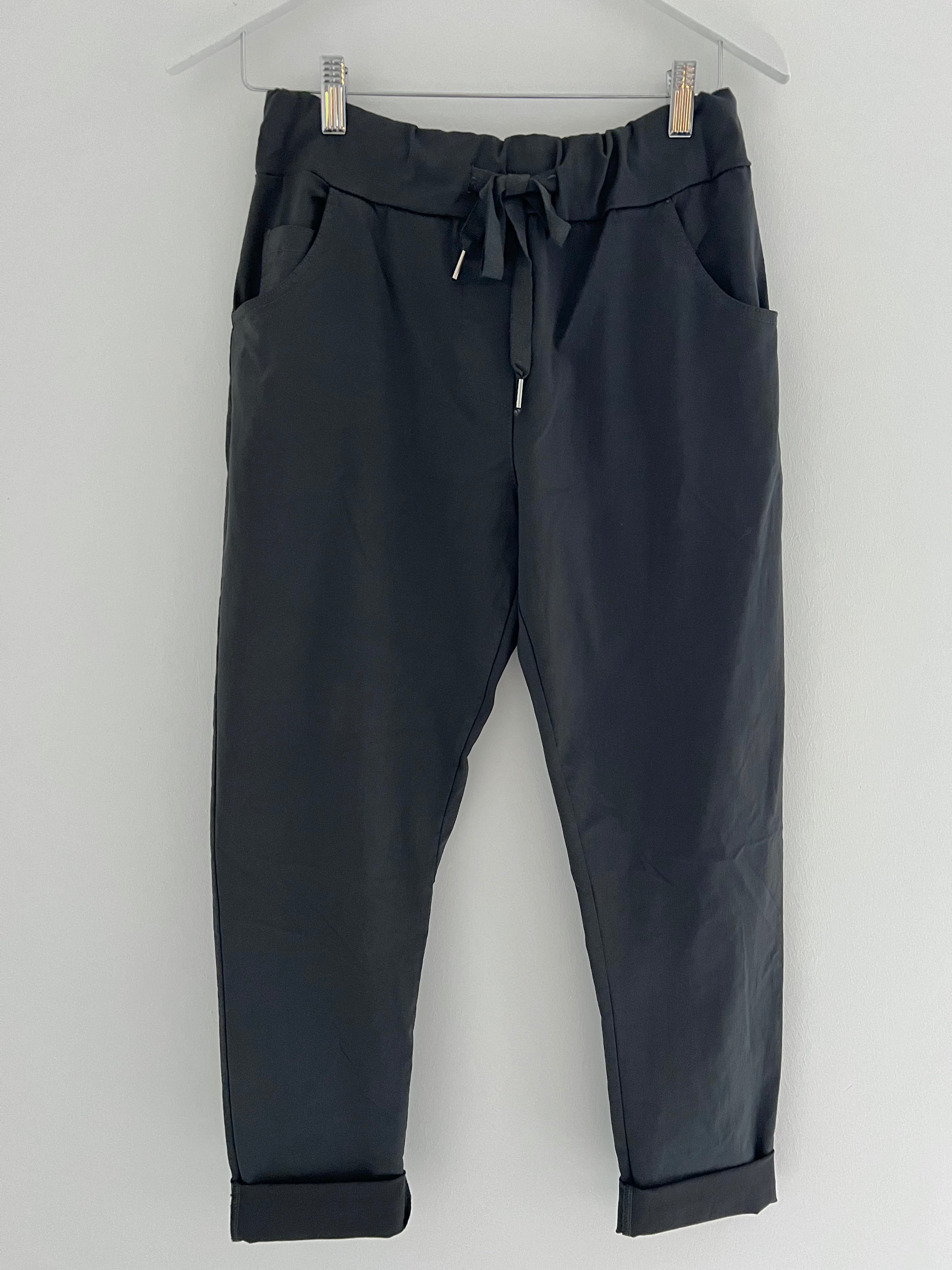Super Stretch Four Pocket Joggers in Anthracite Grey