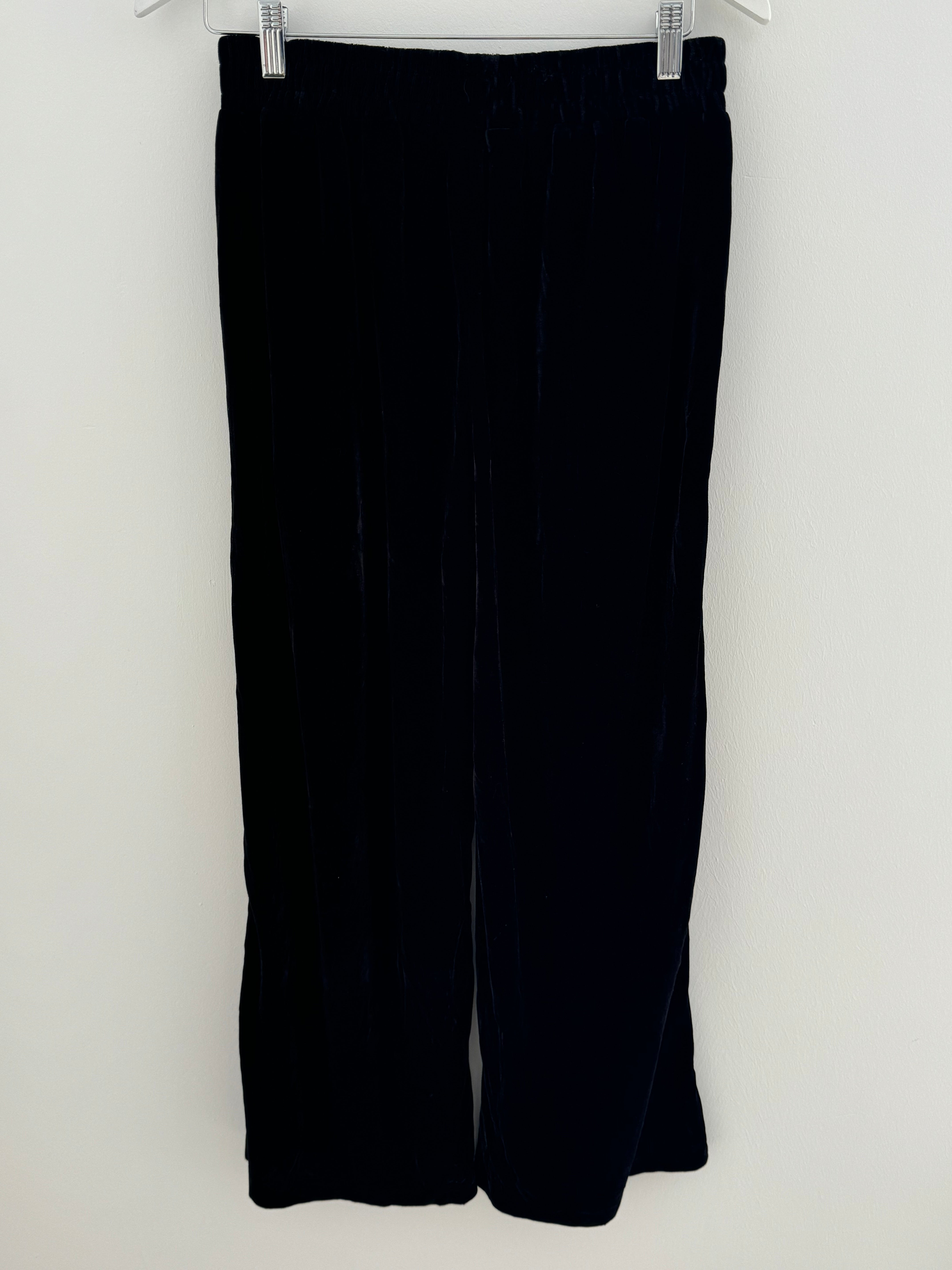 Luxe Velvet Trousers in Black