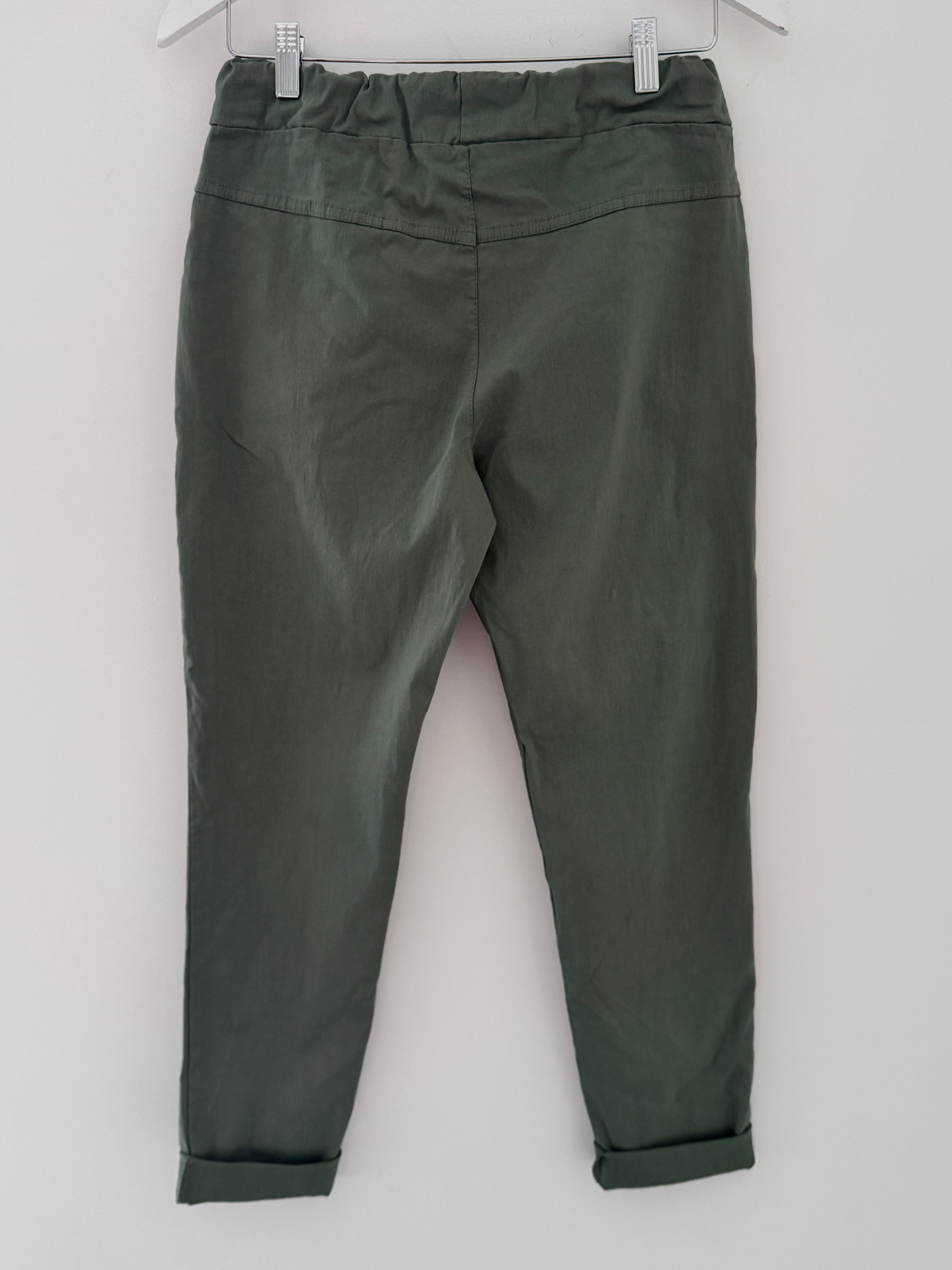 Slimfit Stretch Joggers in Khaki