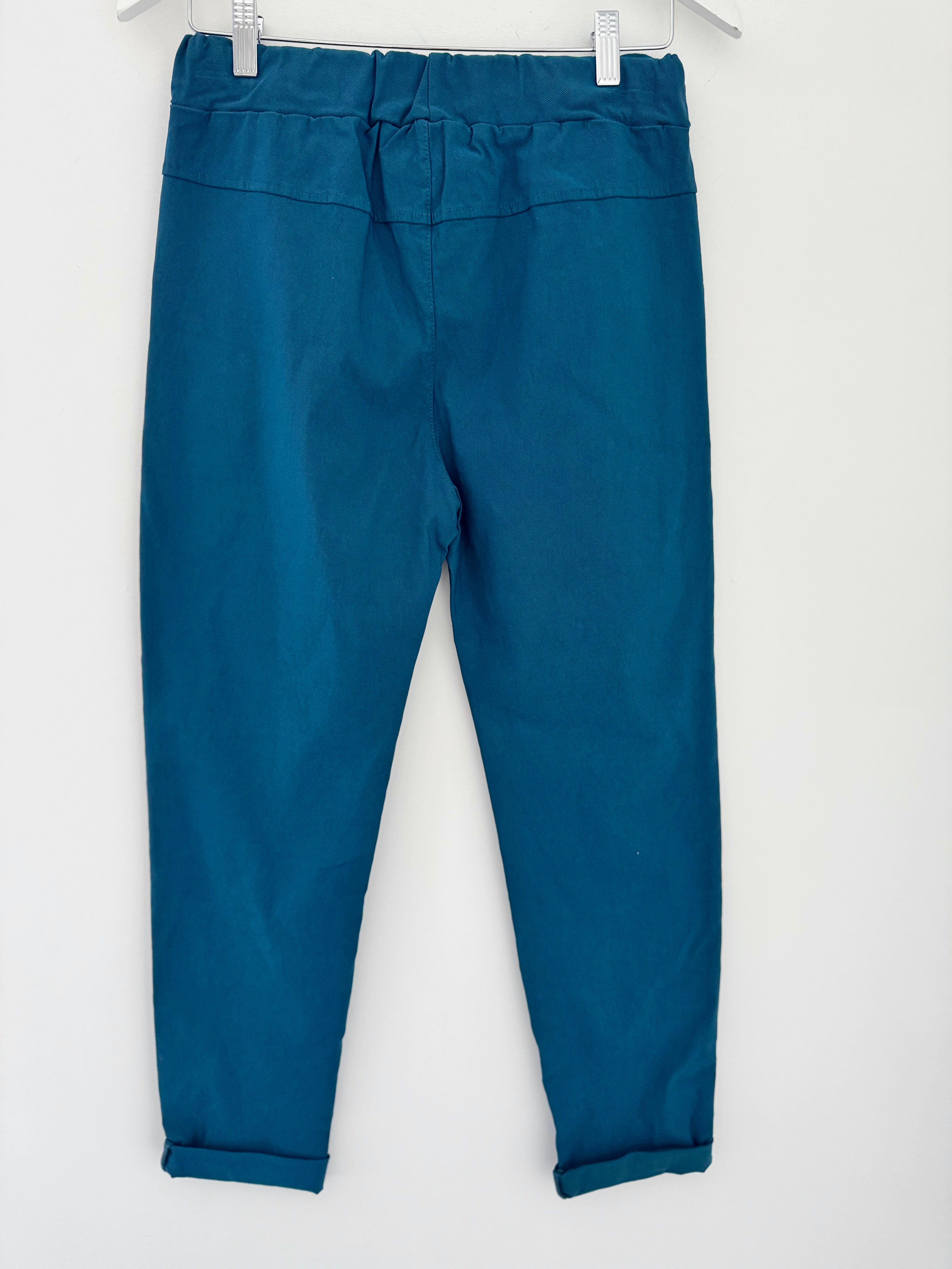Super Stretch Joggers in Teal