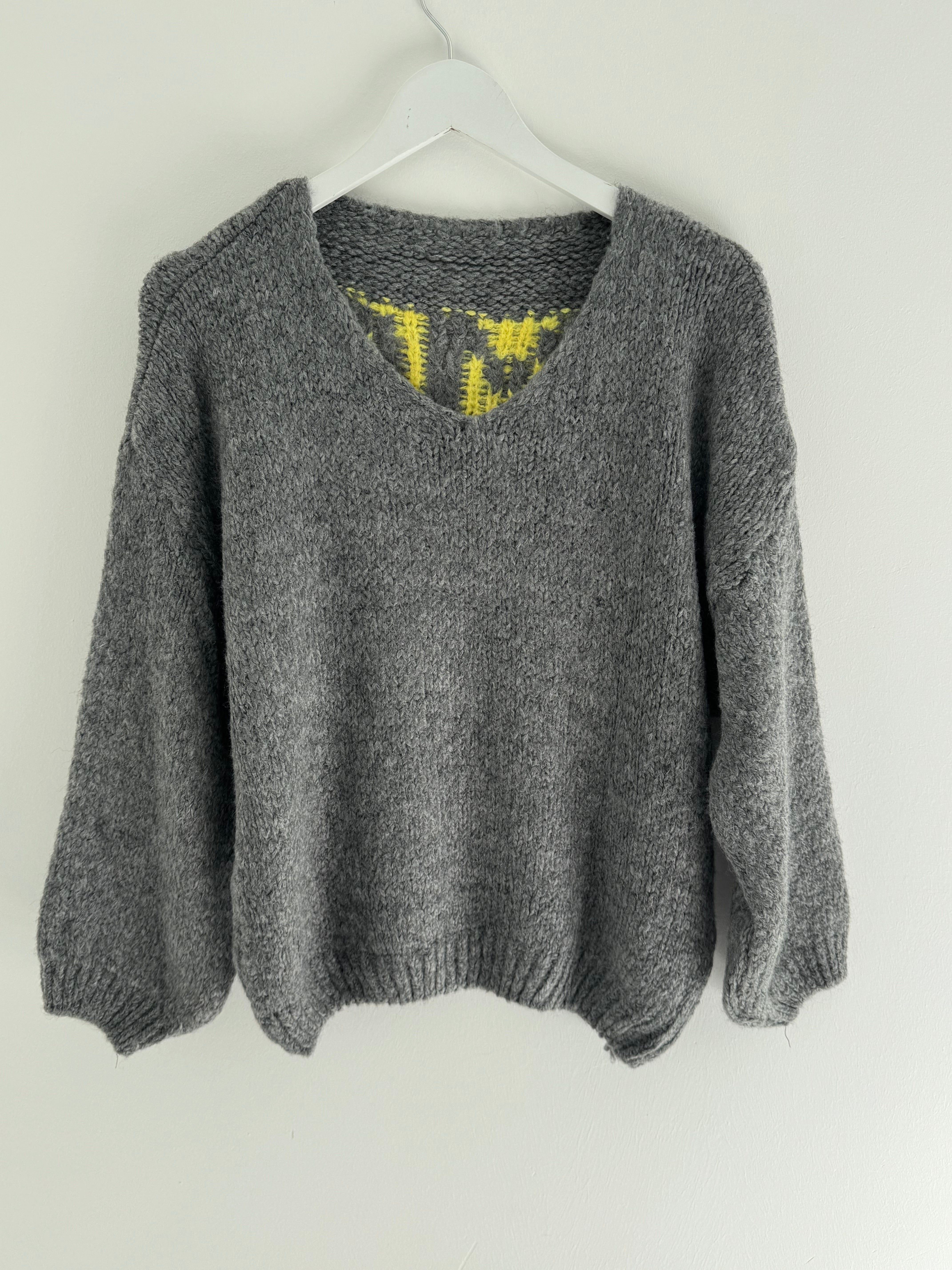 Limoncello Jumper in Grey