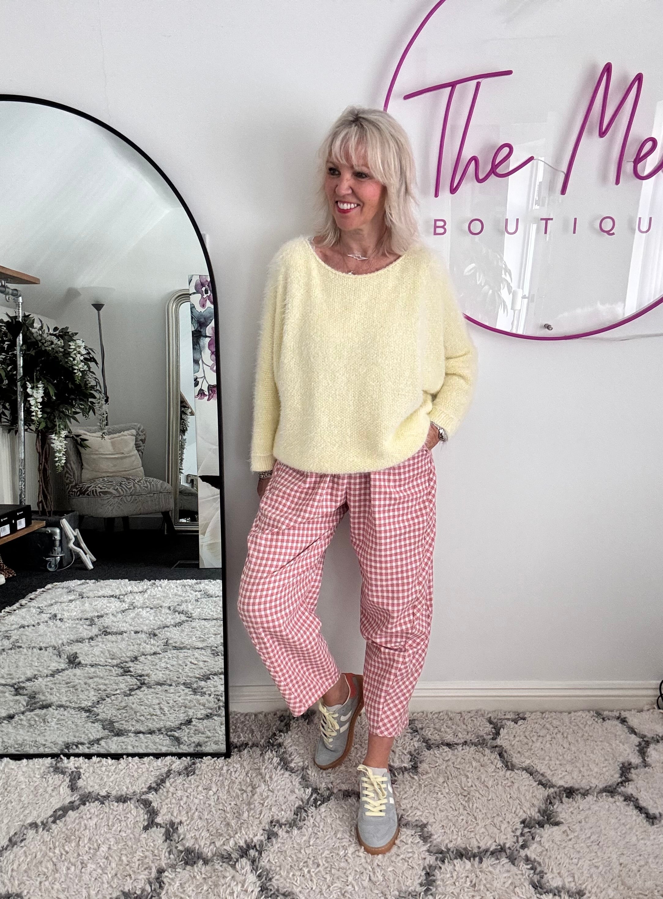 Luxe Fluffy Jumper in Lemon