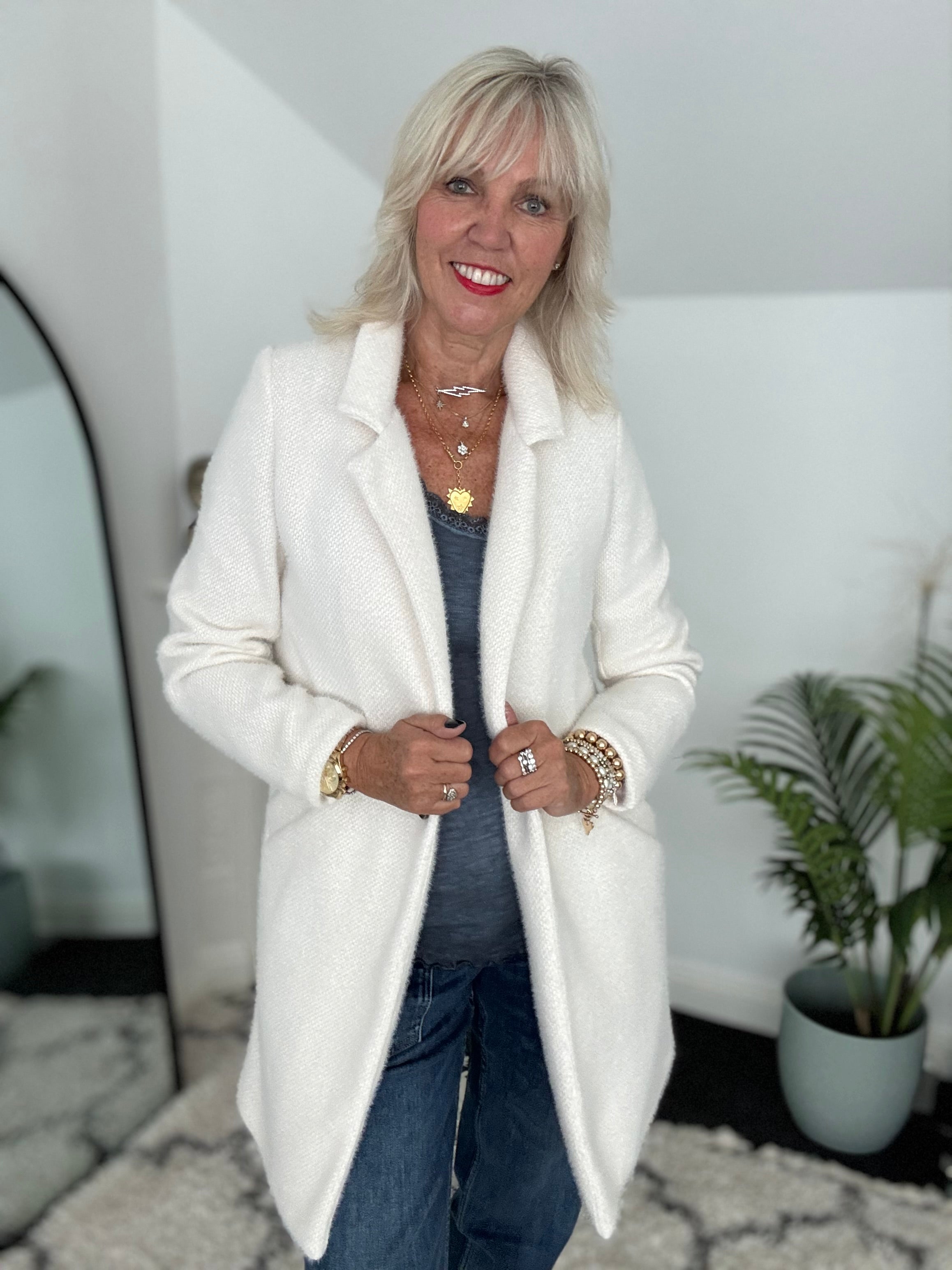 Luxe Coat in Winter White