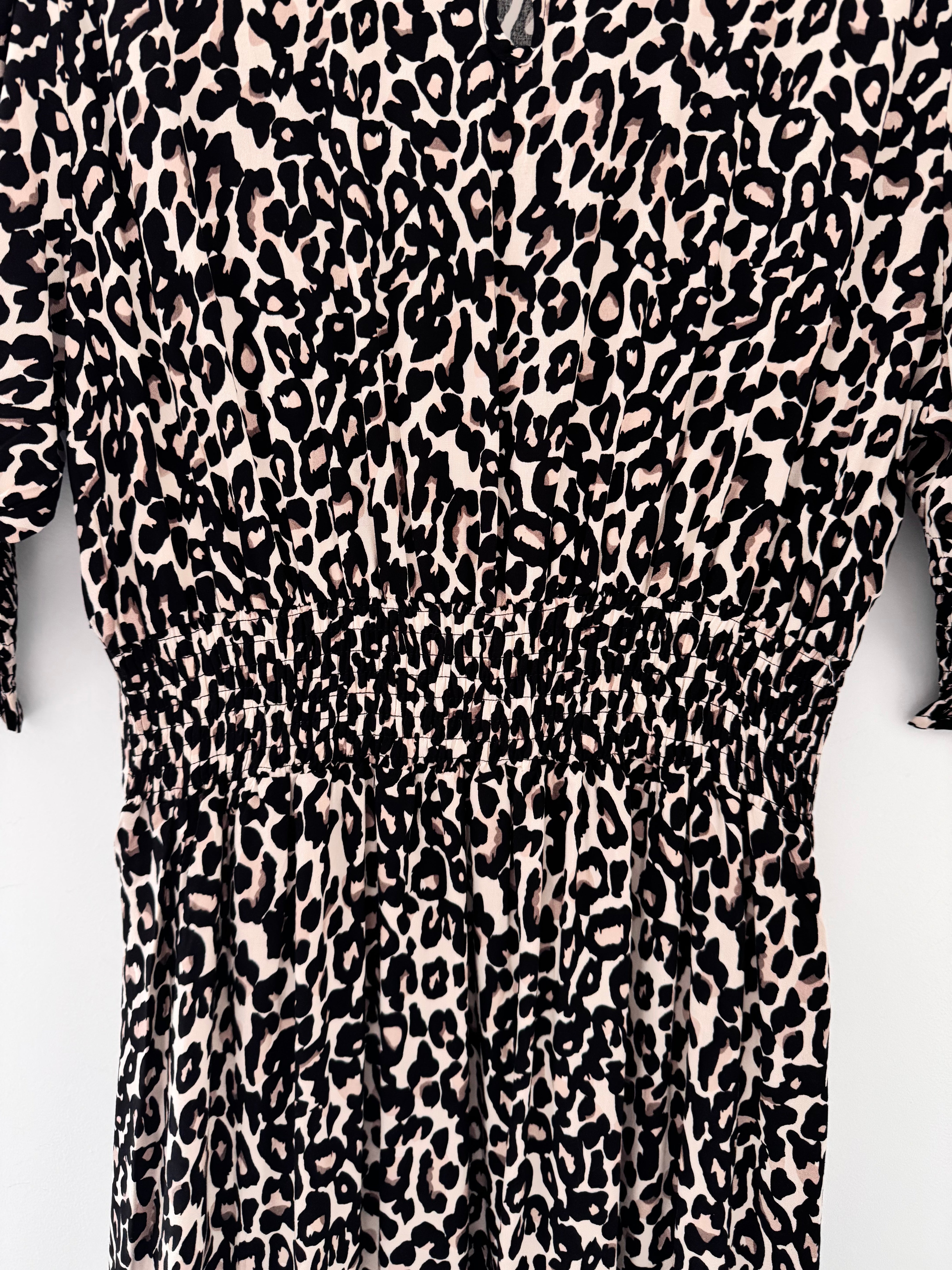 Leopard Print Tea Dress