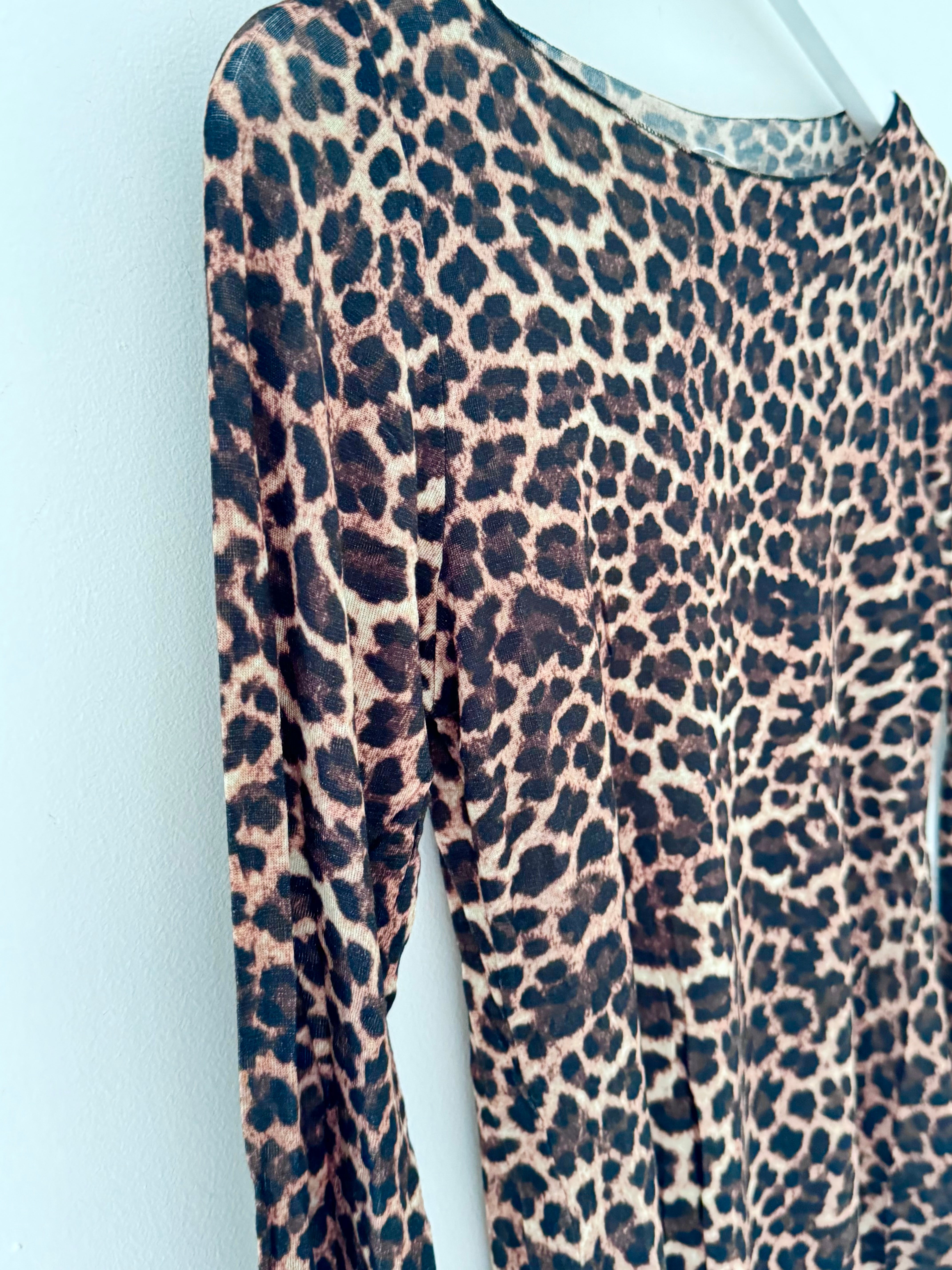 Ultrasoft Cashmere Blend Base Layer in Mini Leopard