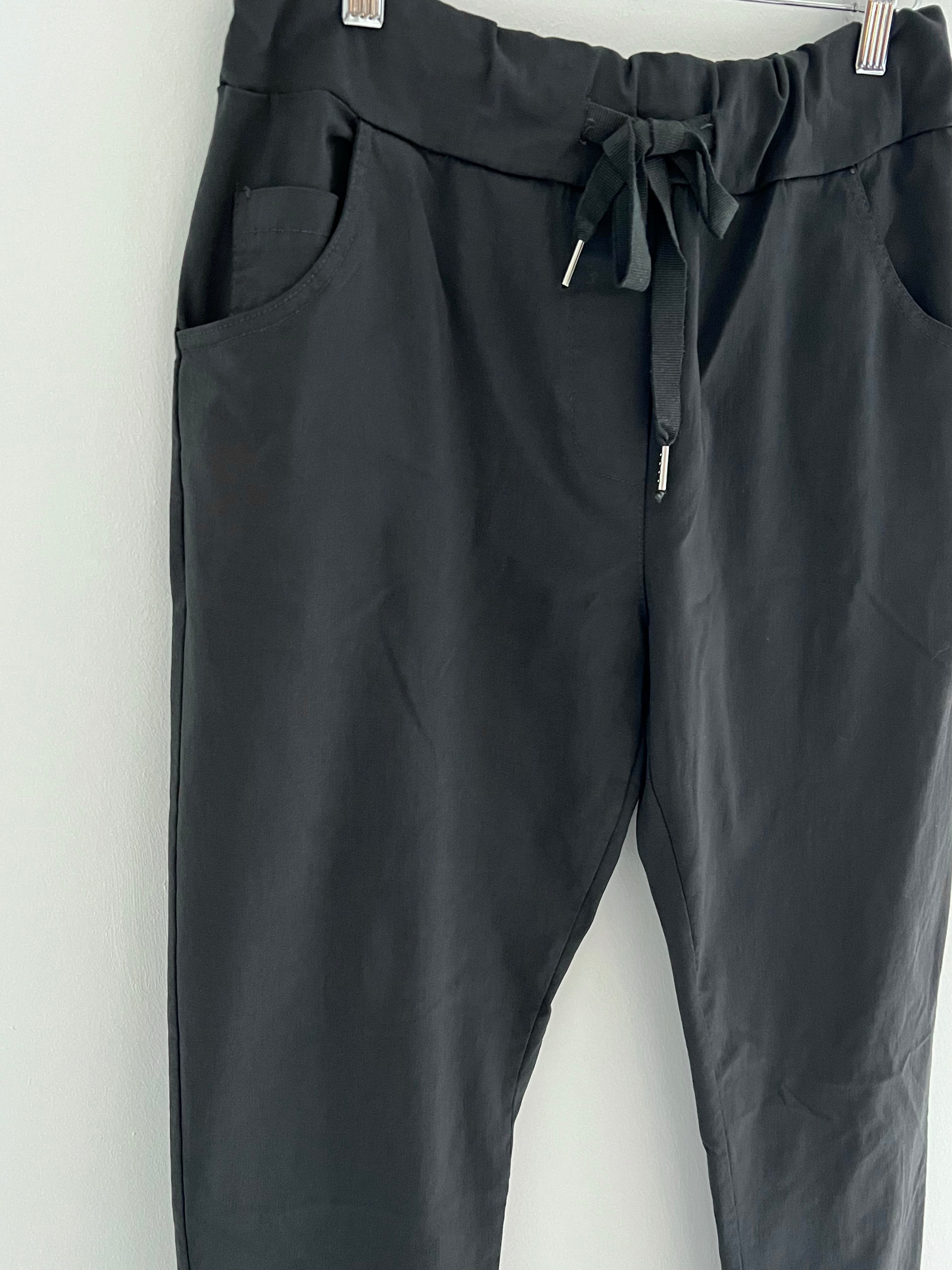 Super Stretch Four Pocket Joggers in Anthracite Grey