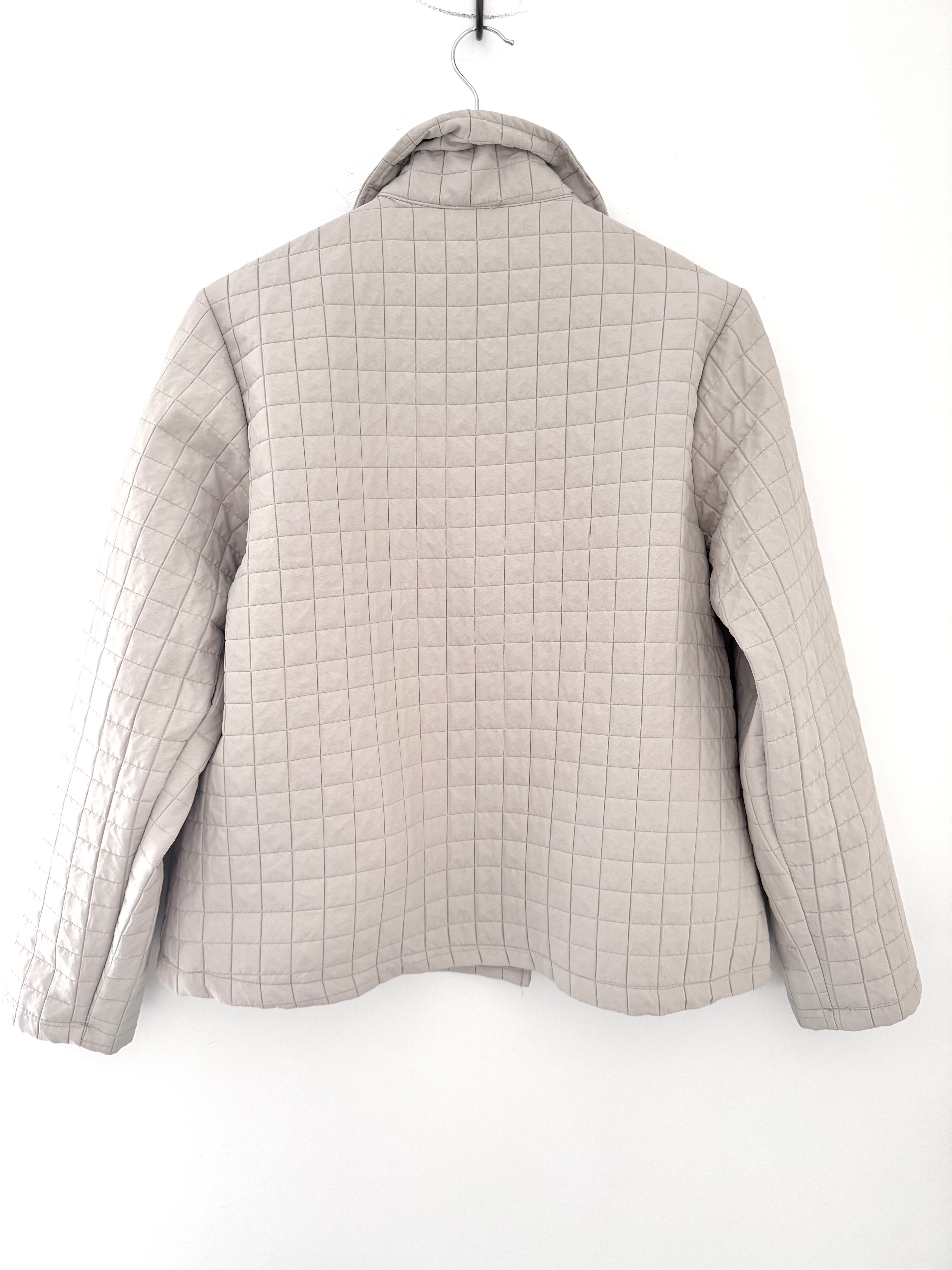 Luxe Quilted Jacket in Ecru