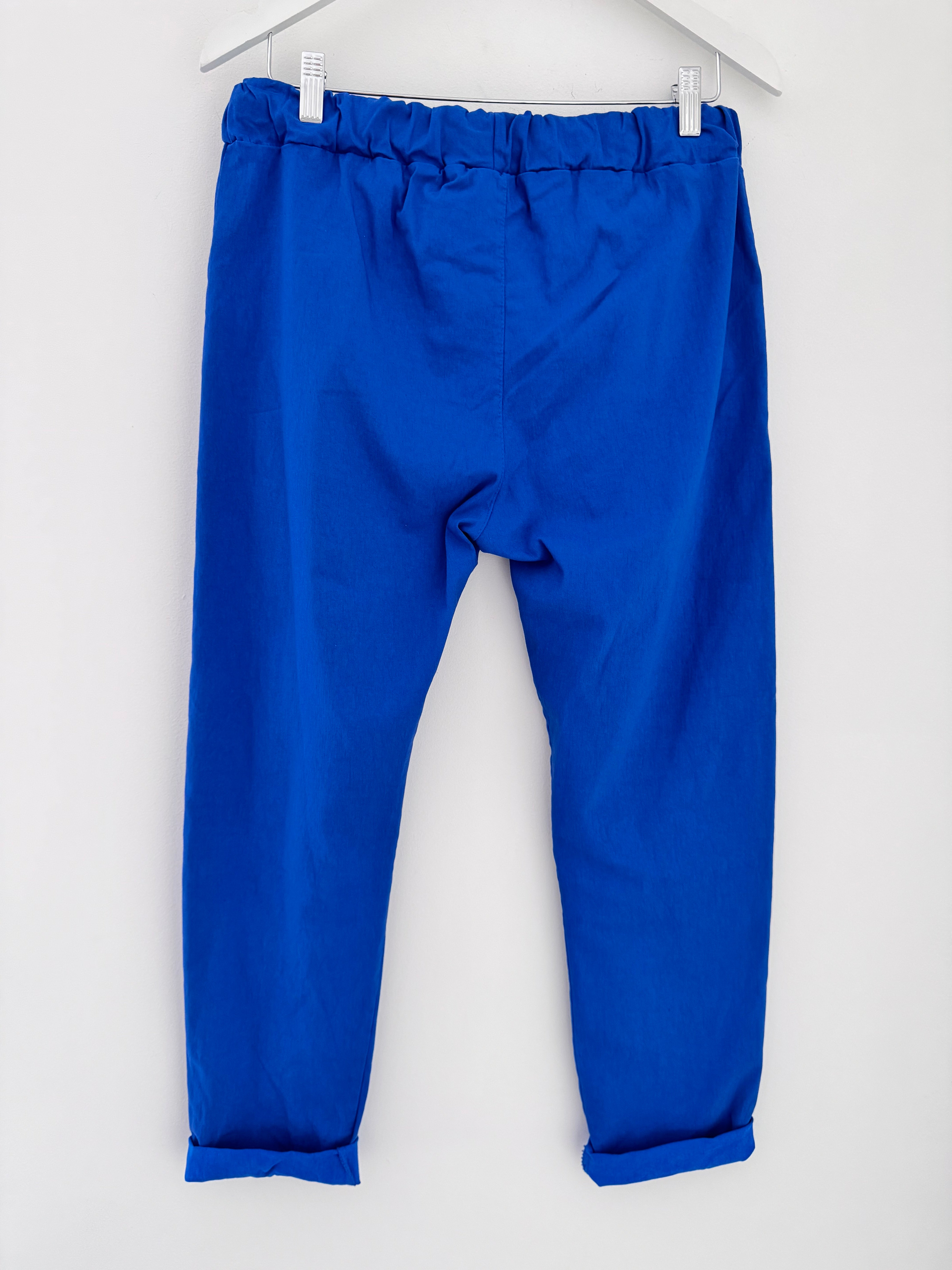 Super Stretch Joggers in Cobalt Blue