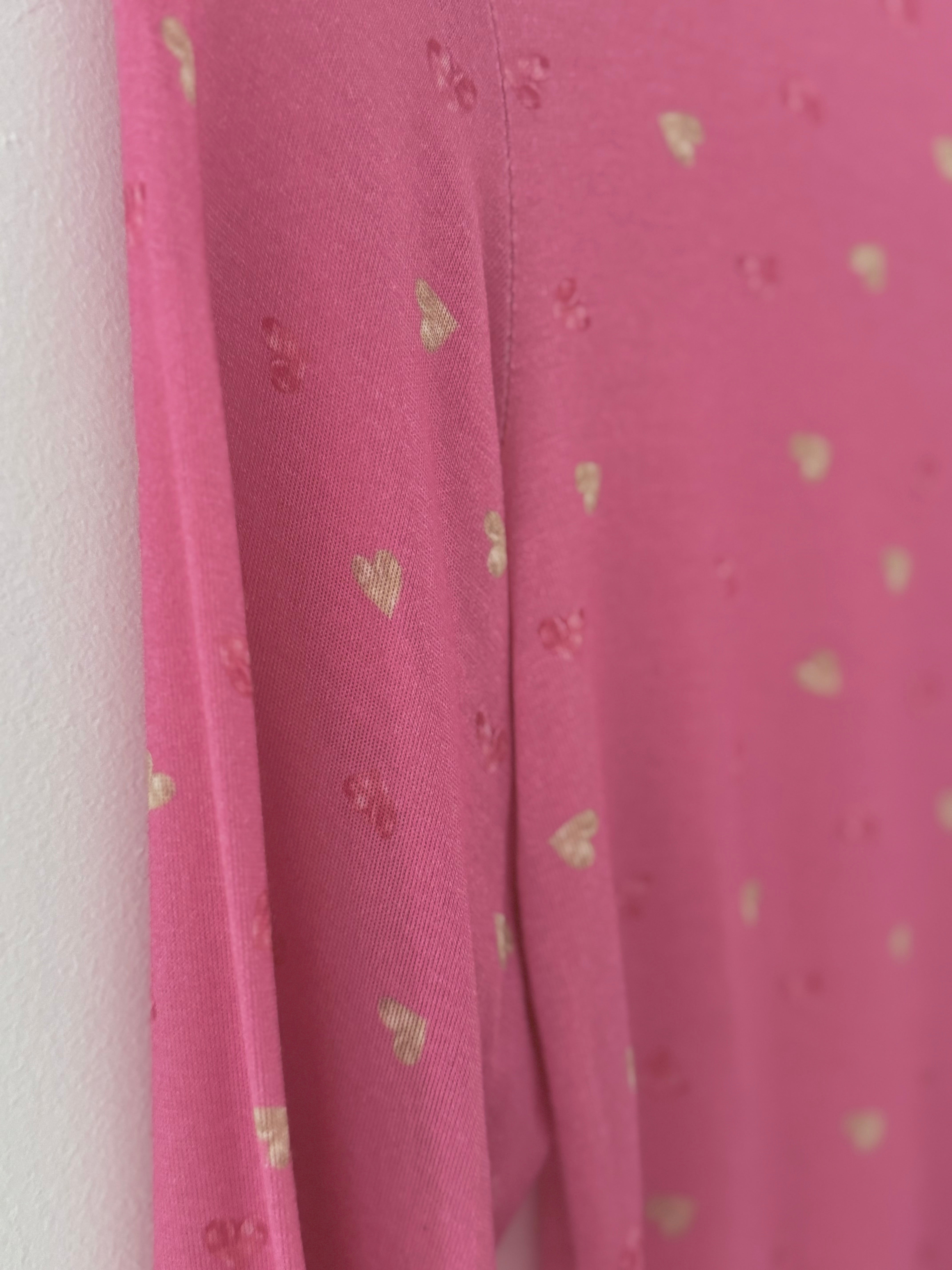 Ultrasoft Cashmere Hearts Base Layer in Pink