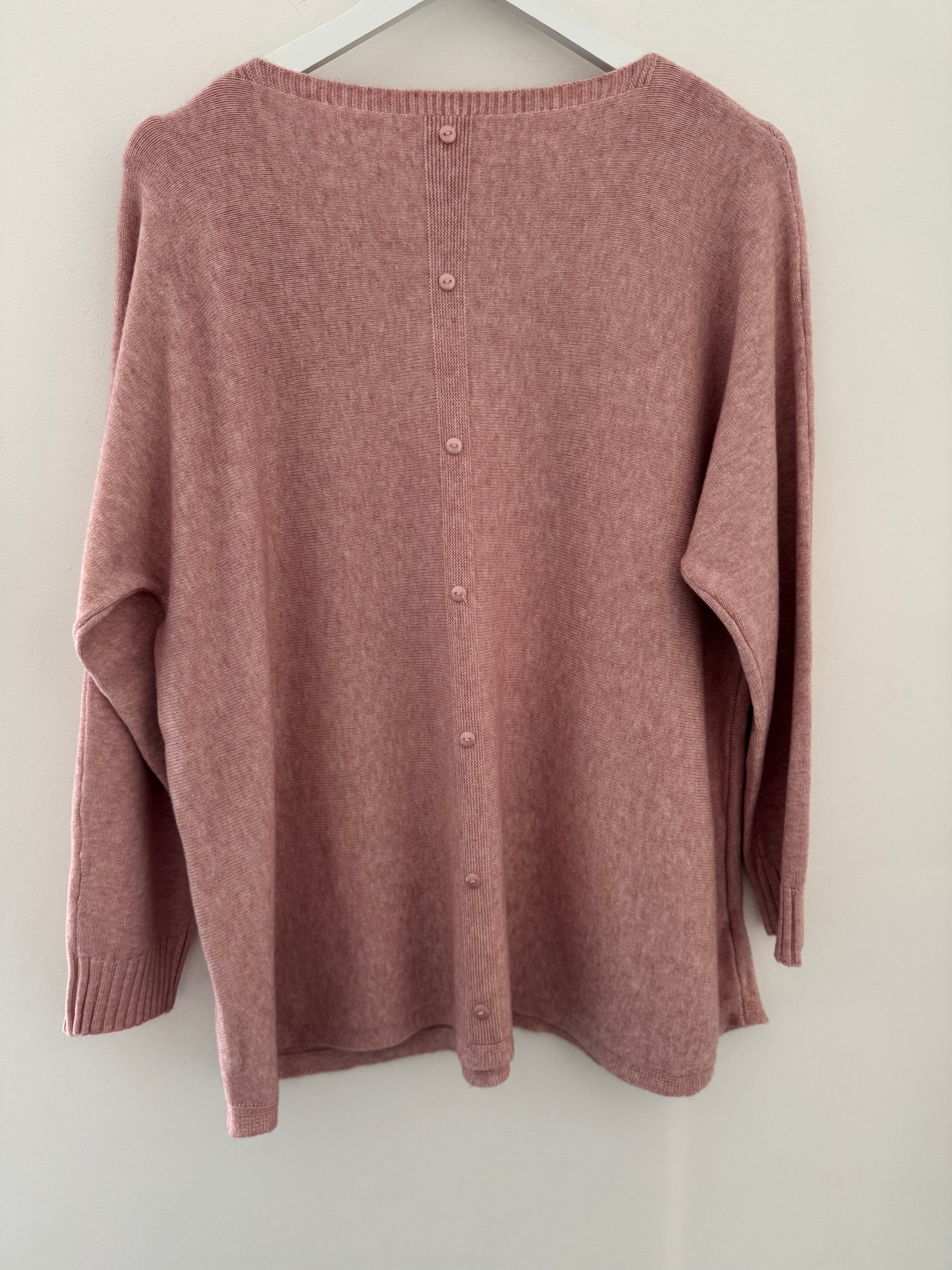 Pocket Jumper in Soft Pink