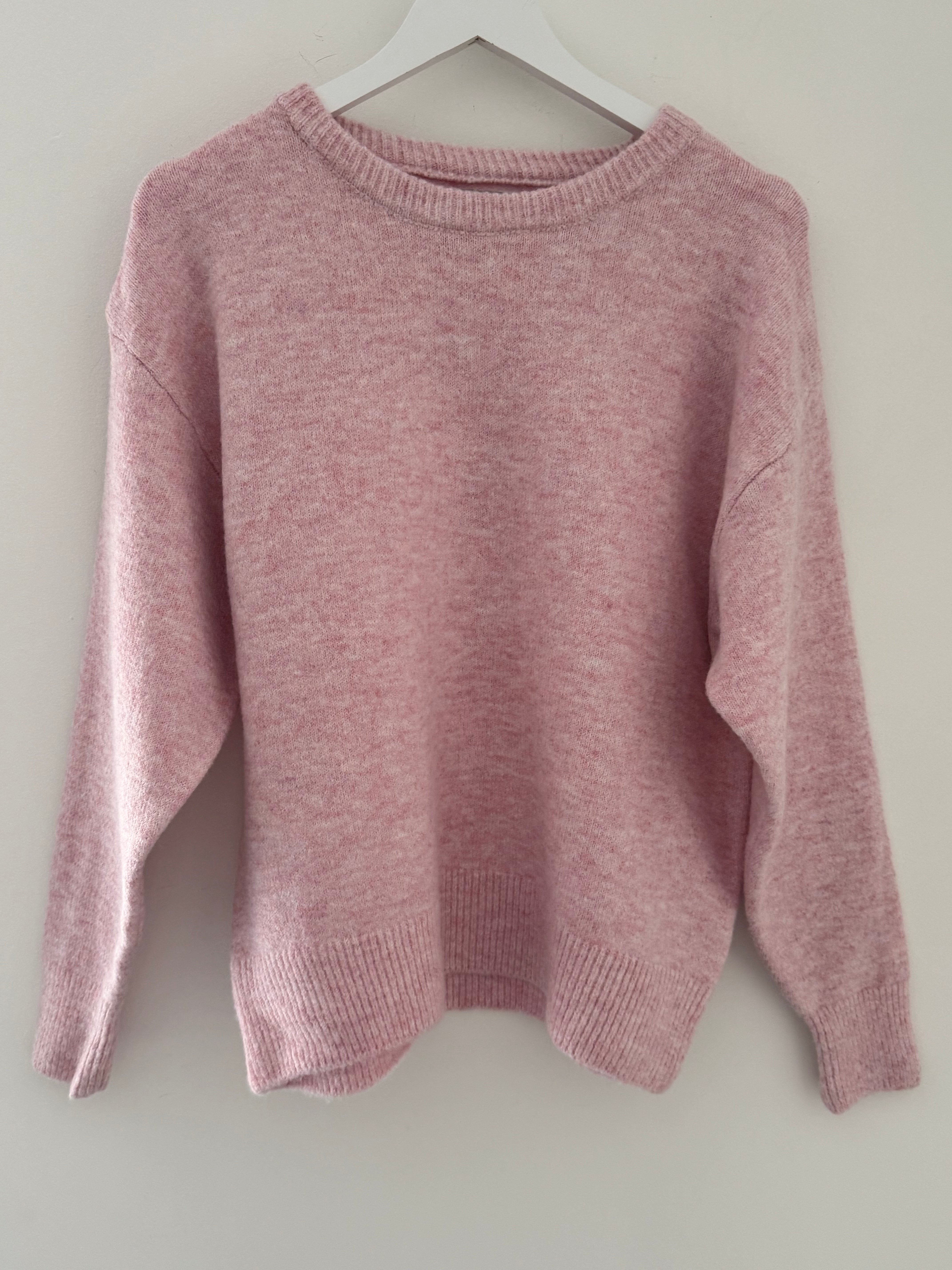 Soft & Cosy Round Neck Jumper in Pink