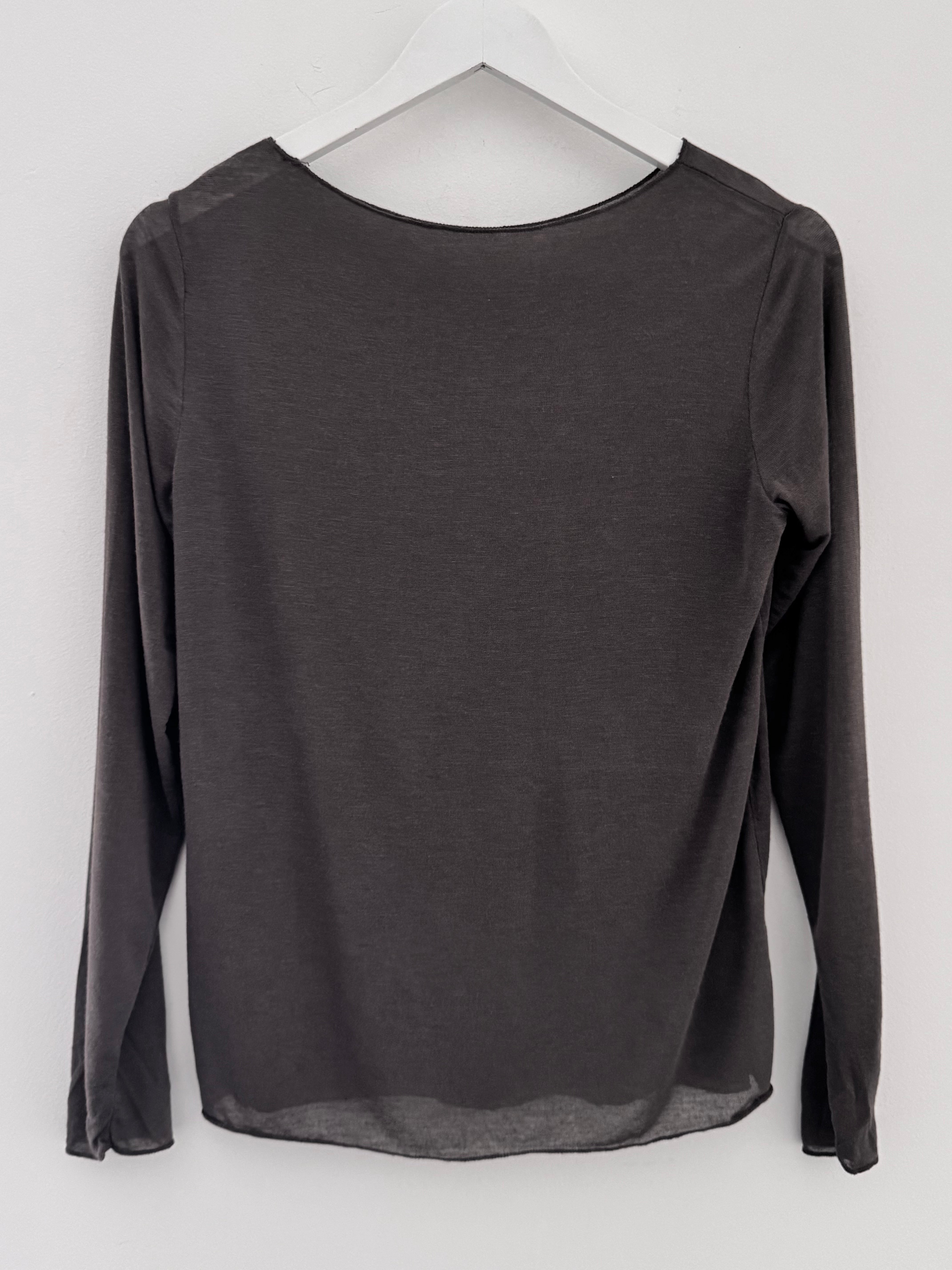Ultrasoft Cashmere Blend Base Layer in Dark Mocha