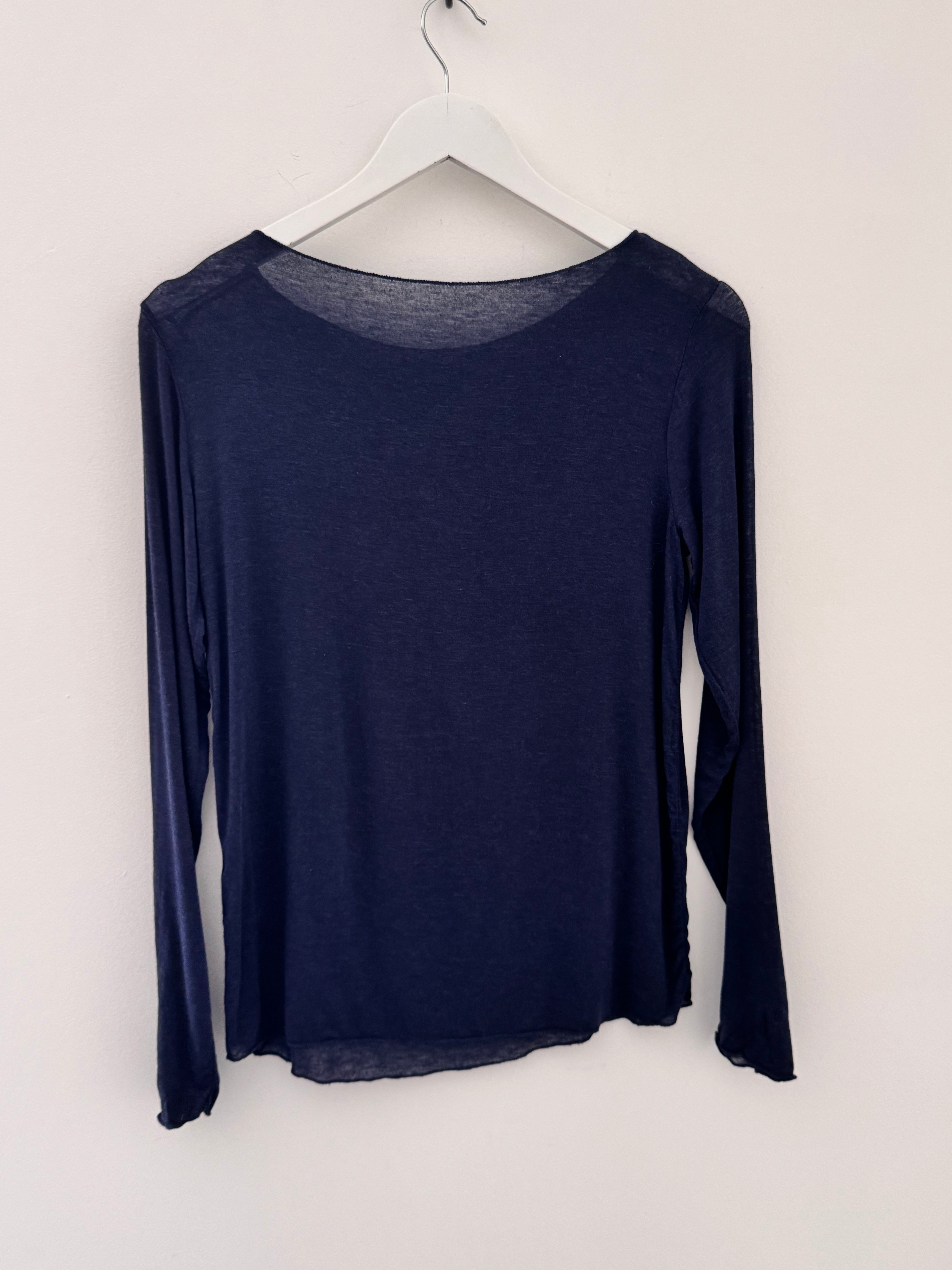 Ultrasoft Cashmere Blend Base Layer in Navy
