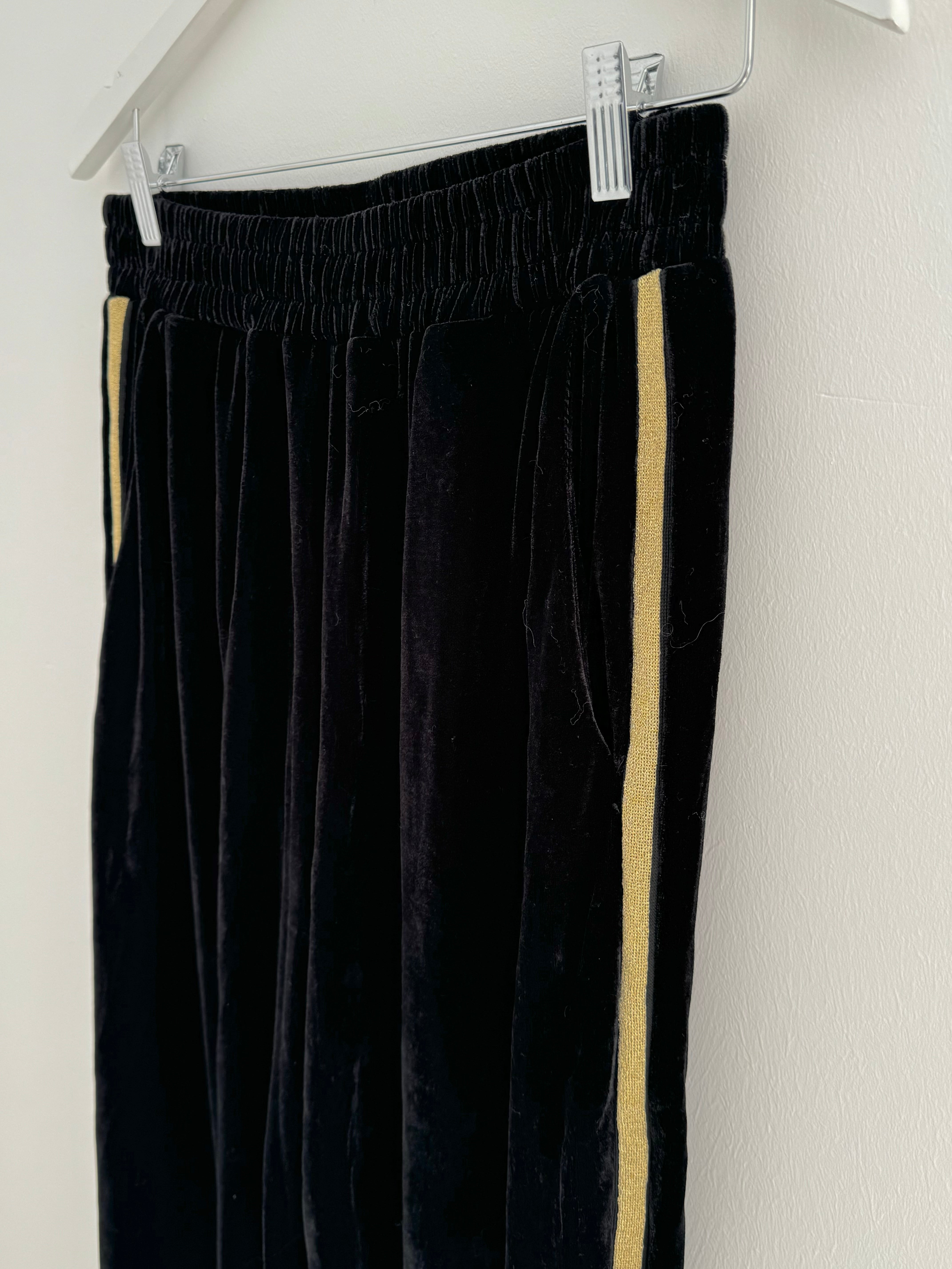 Luxe Velvet Trousers in Black