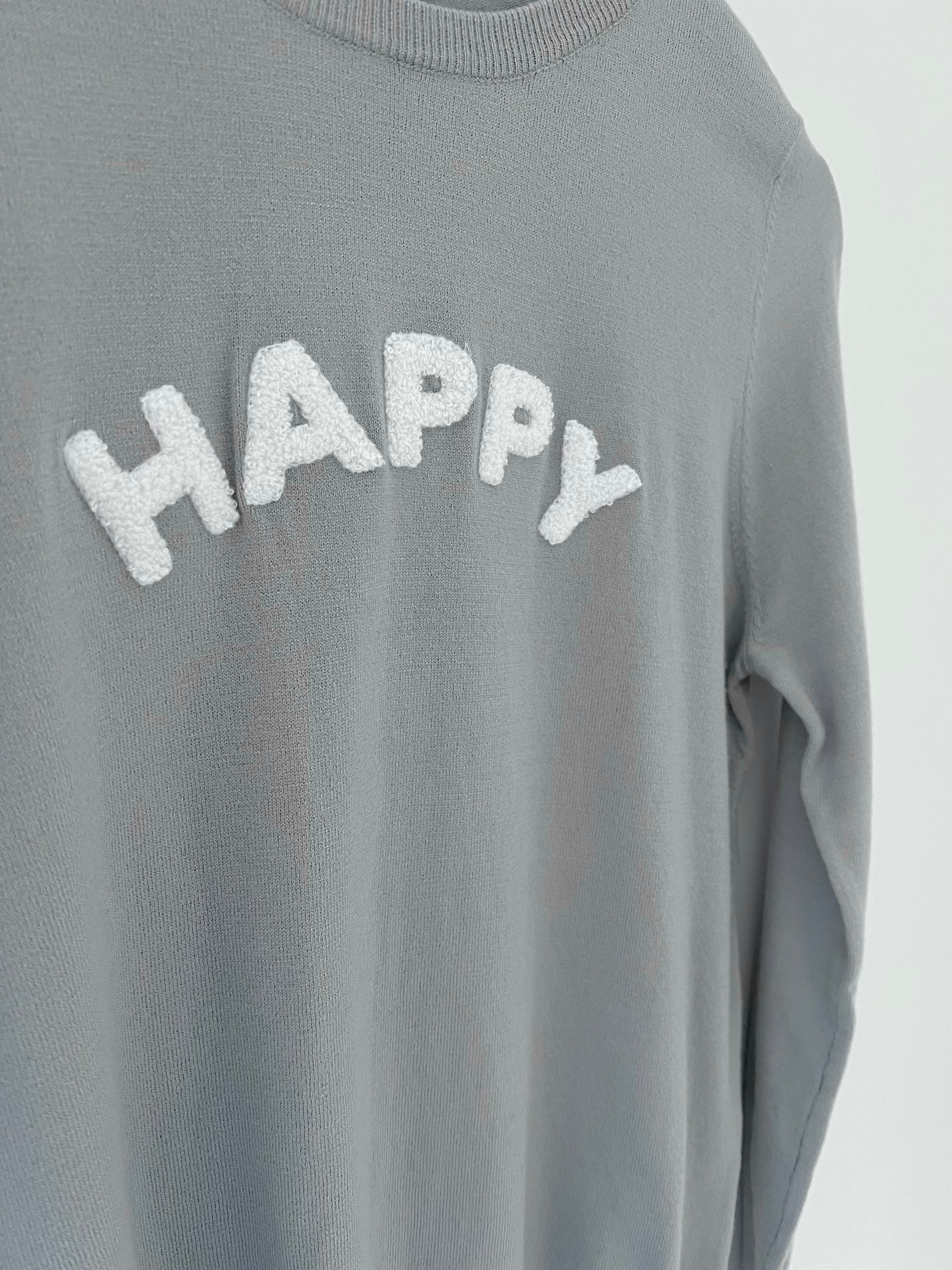 Happy Jumper in Grey