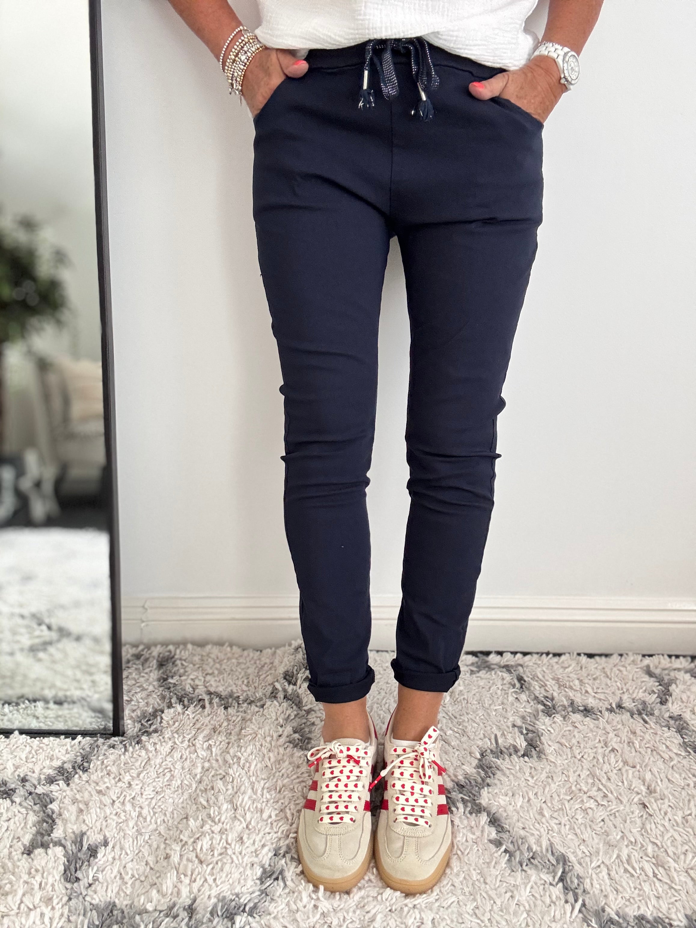 Super Stretch Joggers in Inky Navy