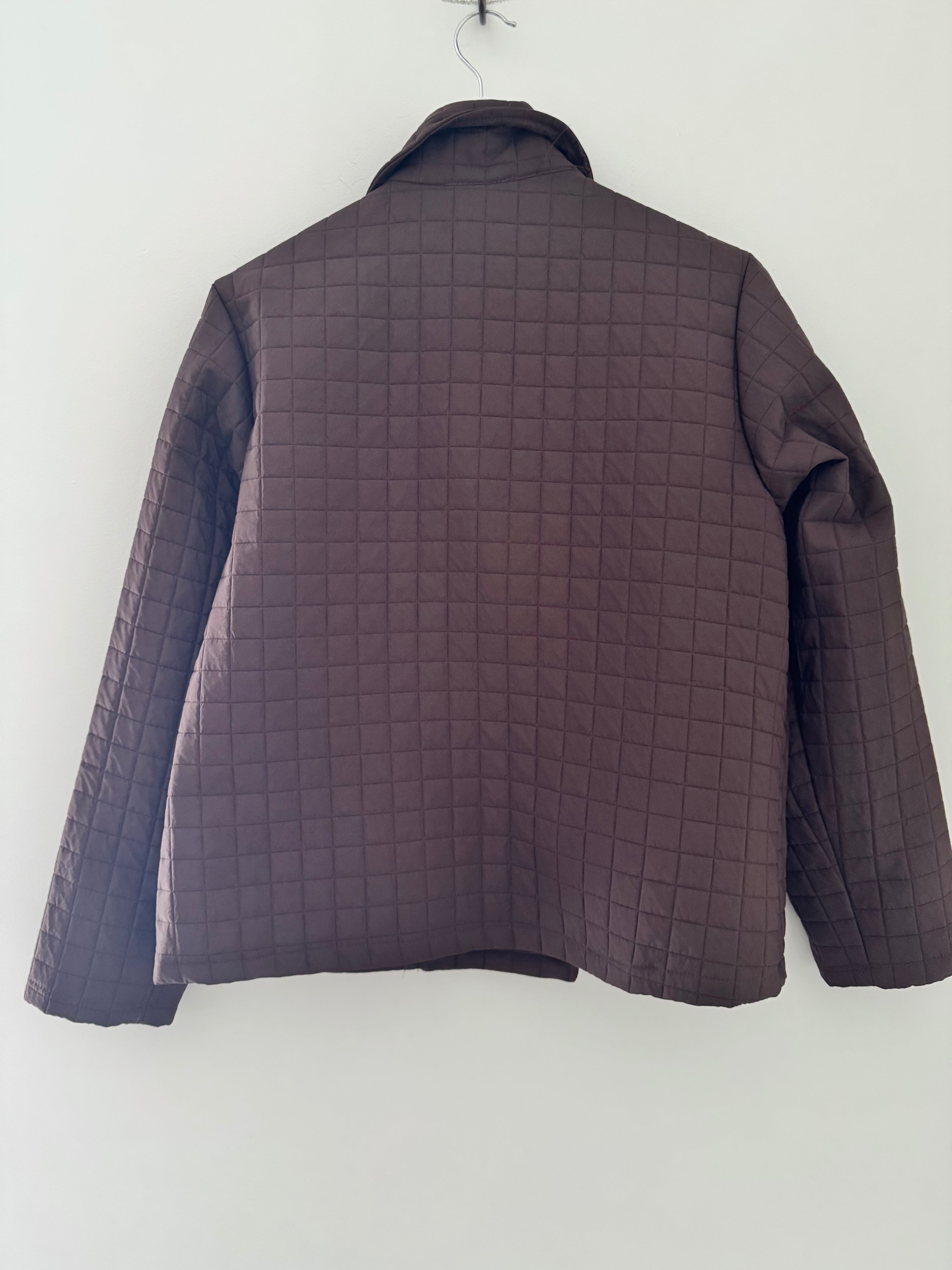 Luxe Quilted Jacket in Chocolate