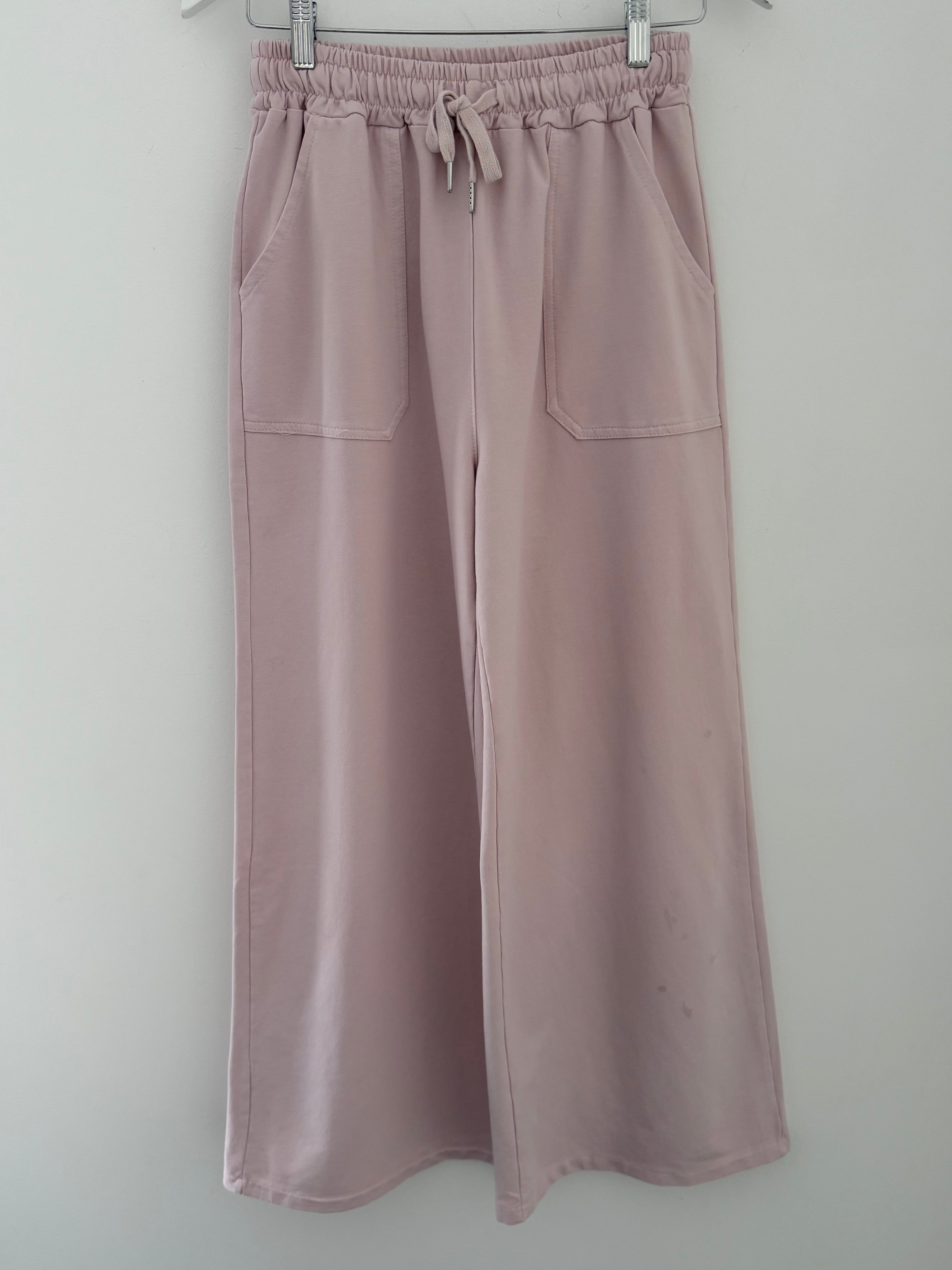 Stretch Jersey Trousers in Pink