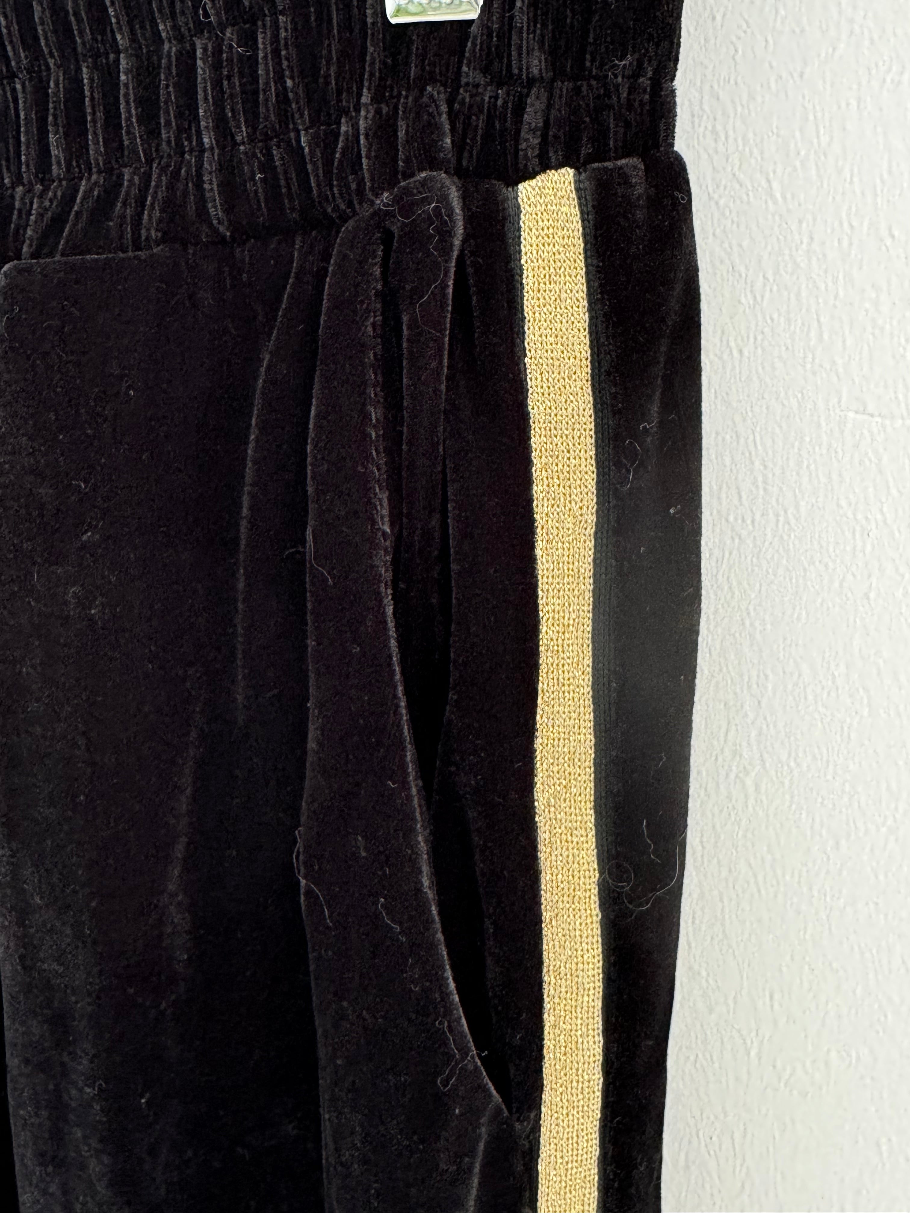 Luxe Velvet Trousers in Black