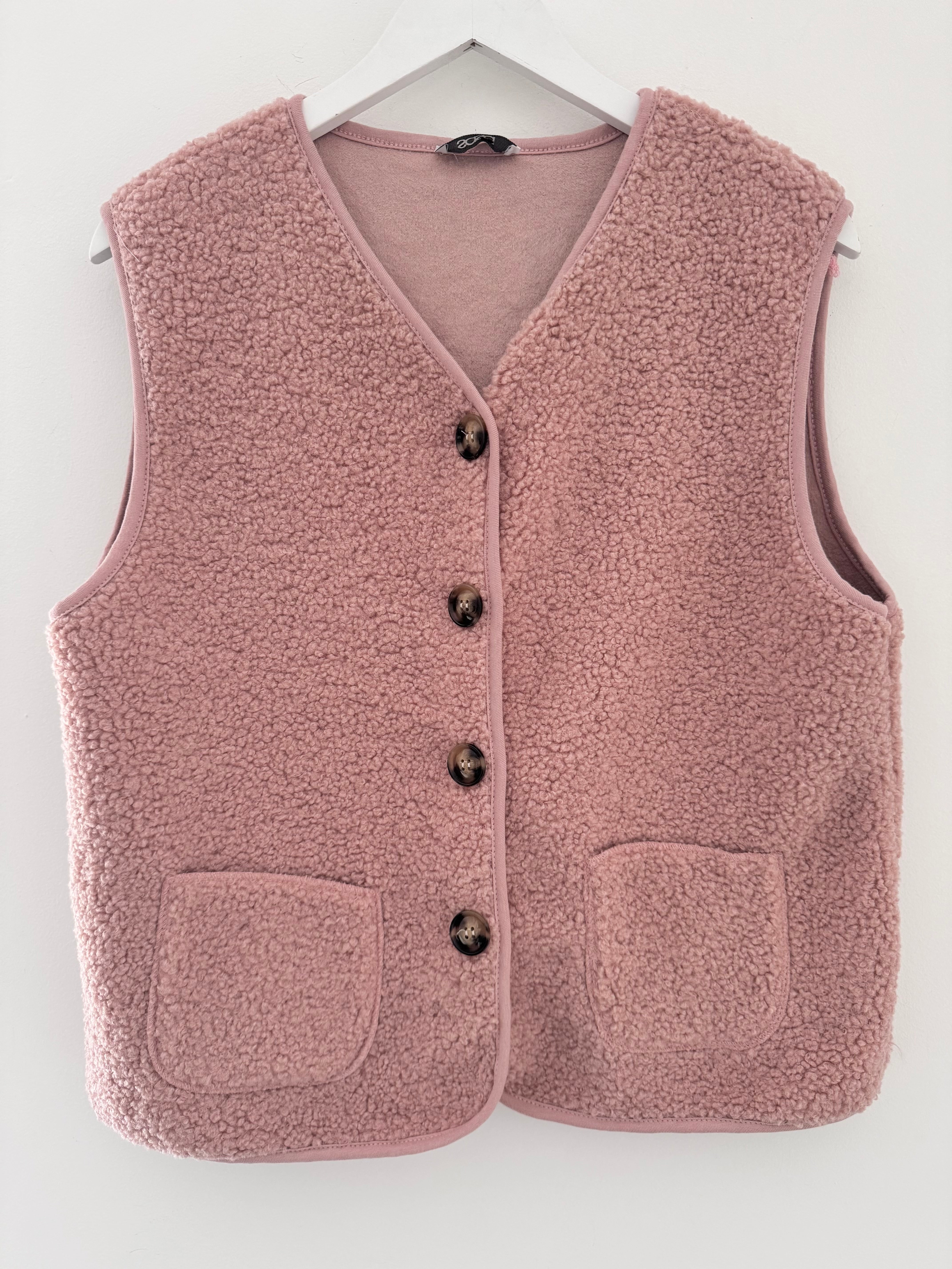 Boucle Gilet in Pink