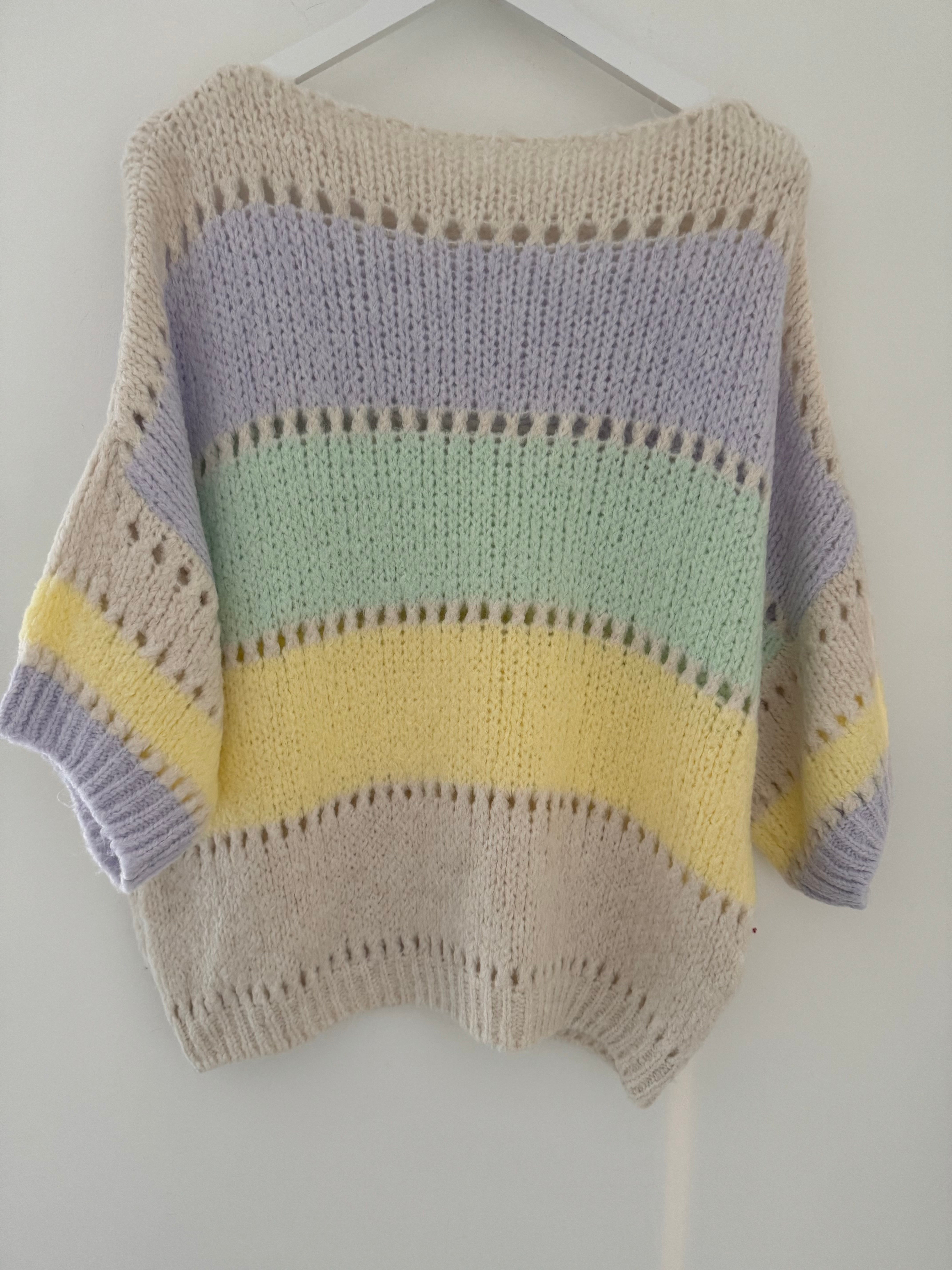 Softy Stripe Jumper in Neopolitan