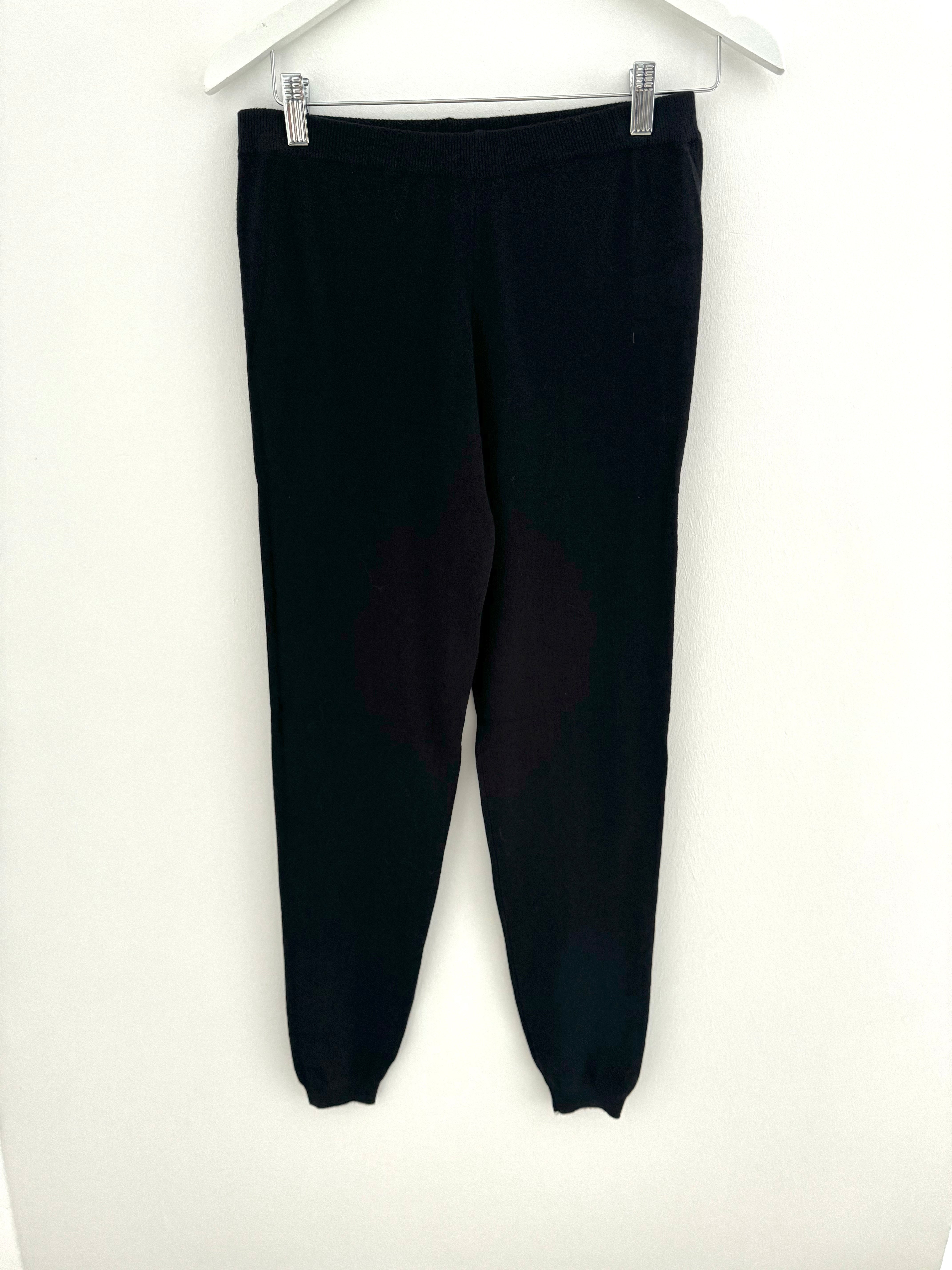 Stretch Knit Loungewear Co-Ord in Black