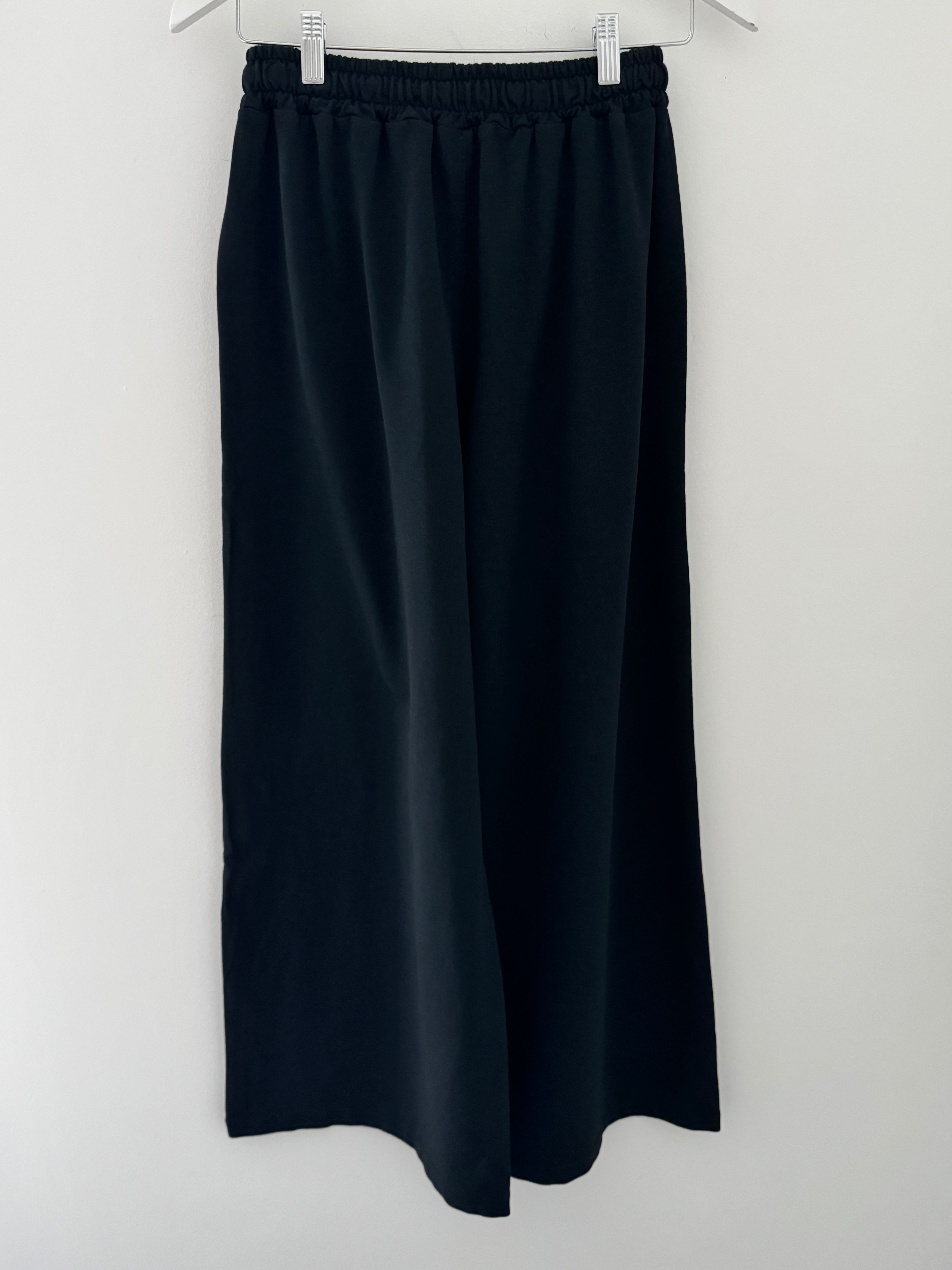 Stretch Jersey Trousers in Black