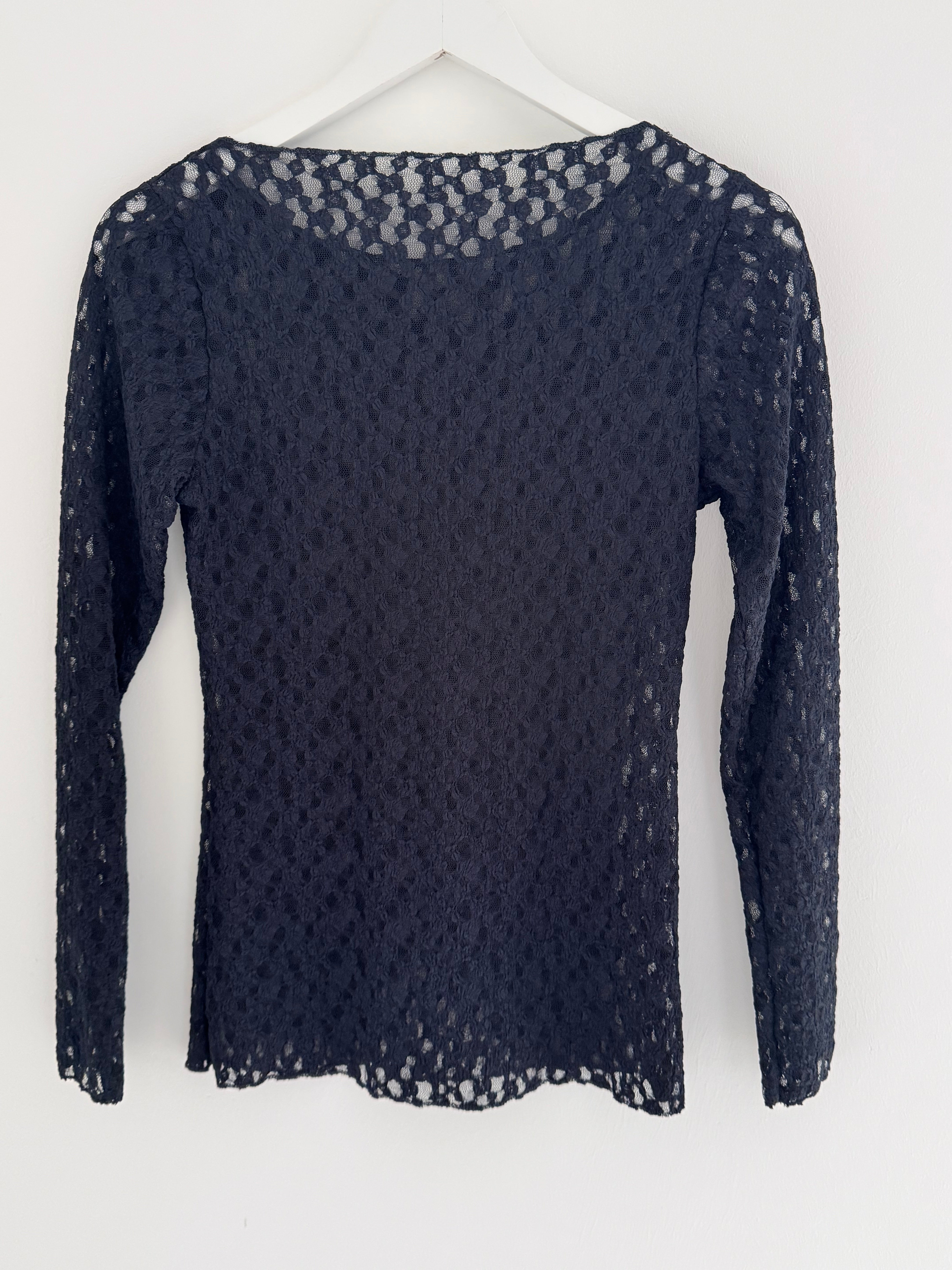 Lace Base Layer in Black