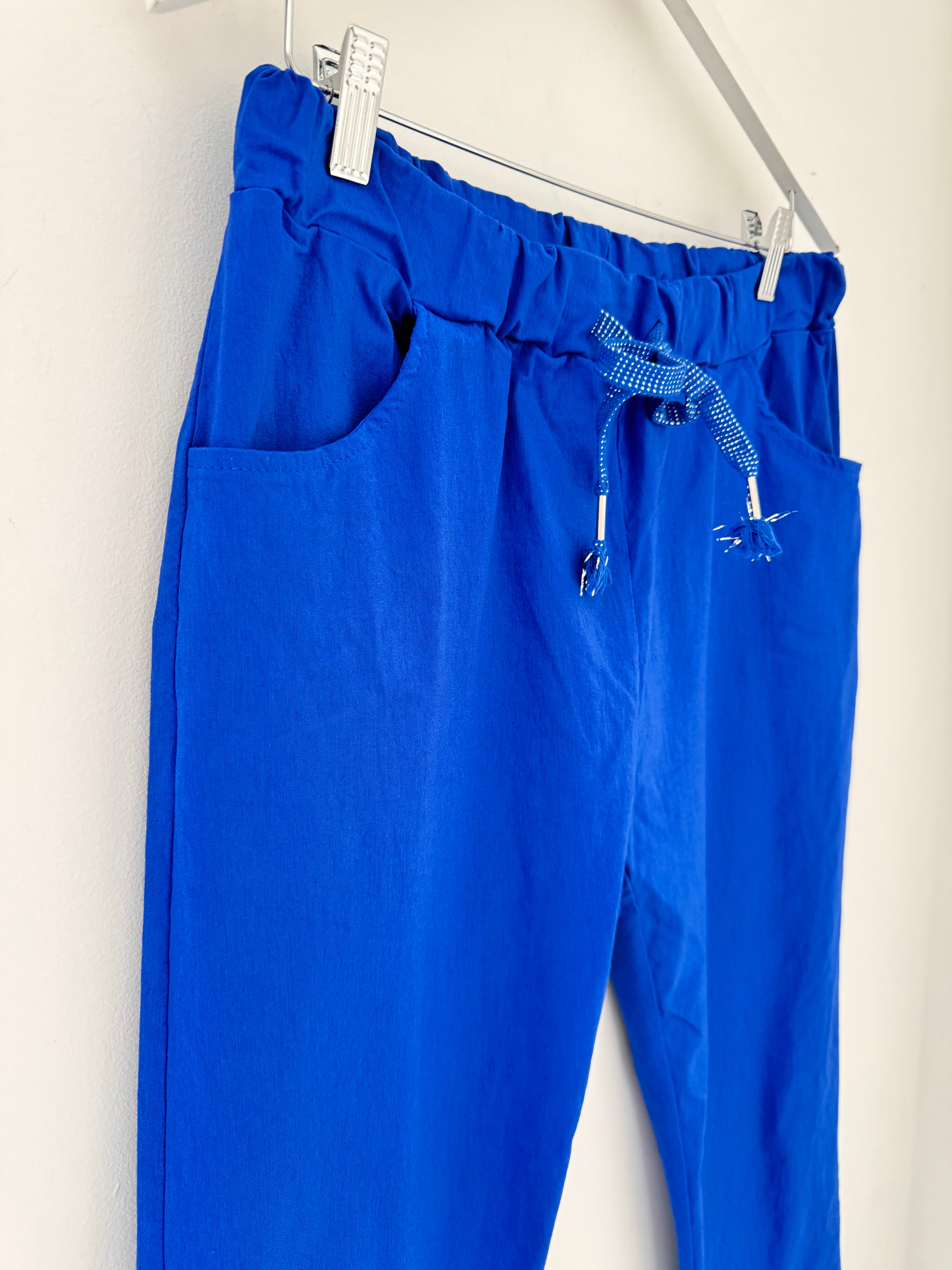 Super Stretch Joggers in Cobalt Blue