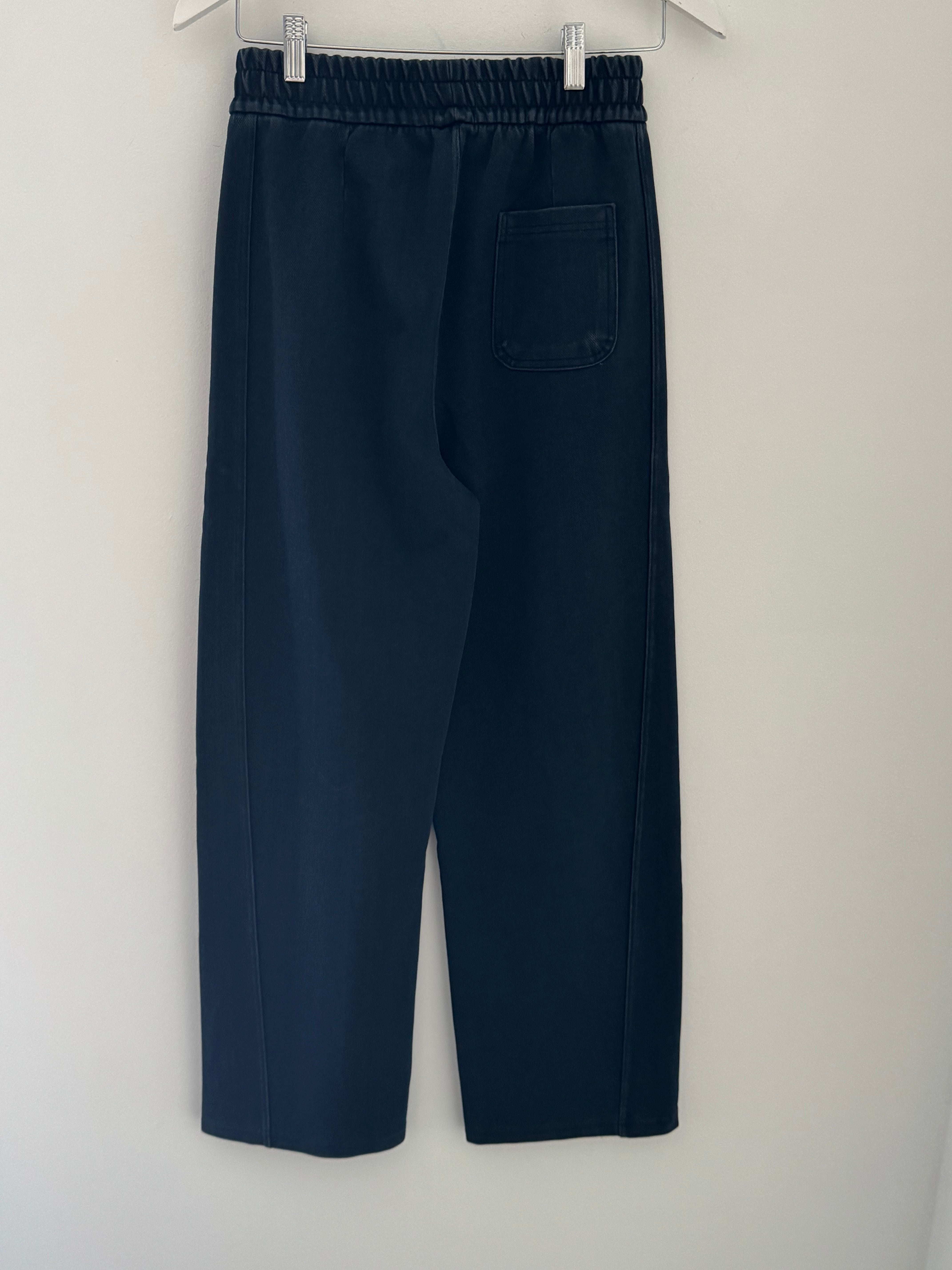 Stretch Denim Trousers in Ink Blue
