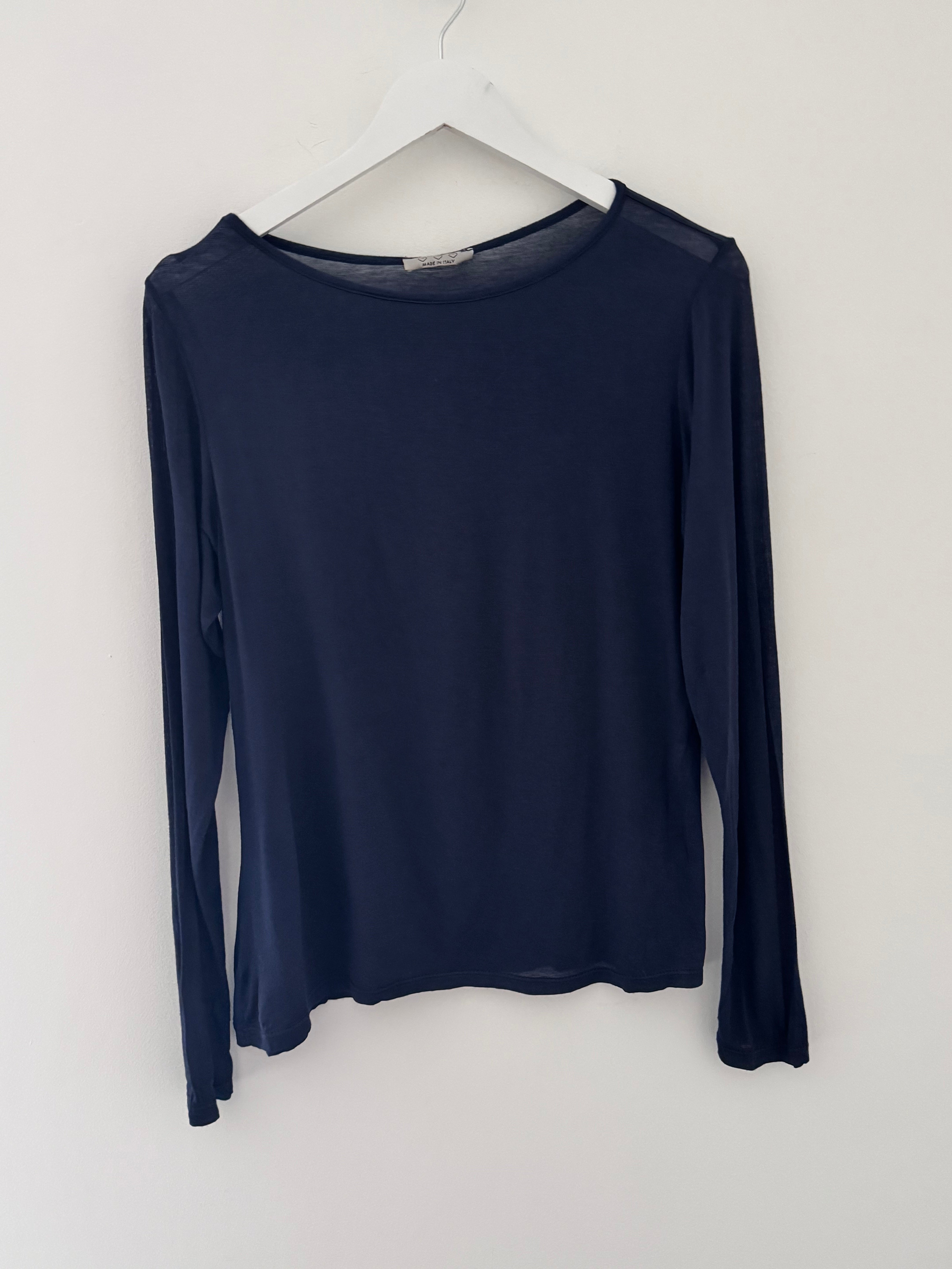 Ultrasoft Cashmere Blend Base Layer in Navy