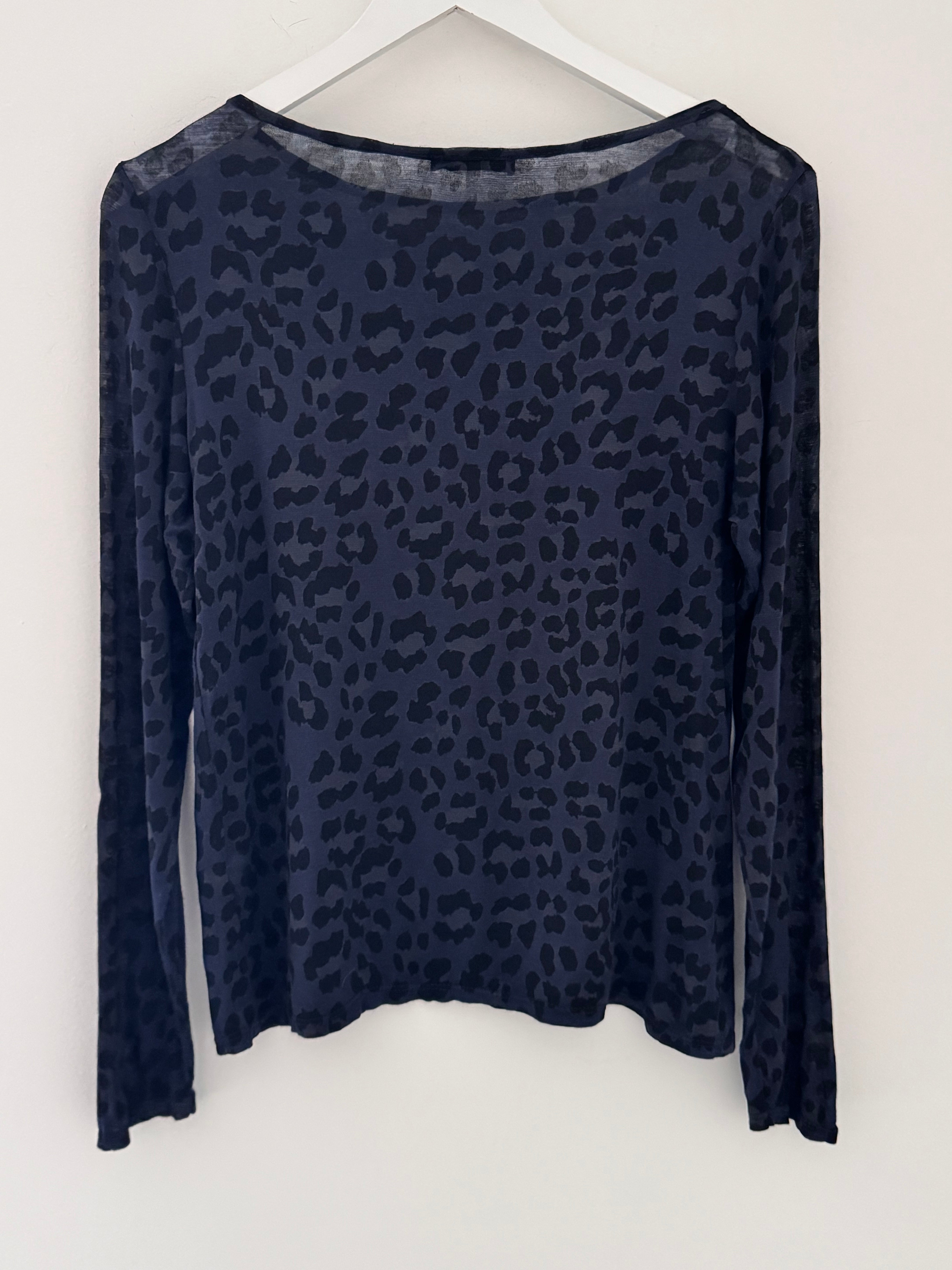 Ultrasoft Cashmere Blend Base Layer in Navy Leo