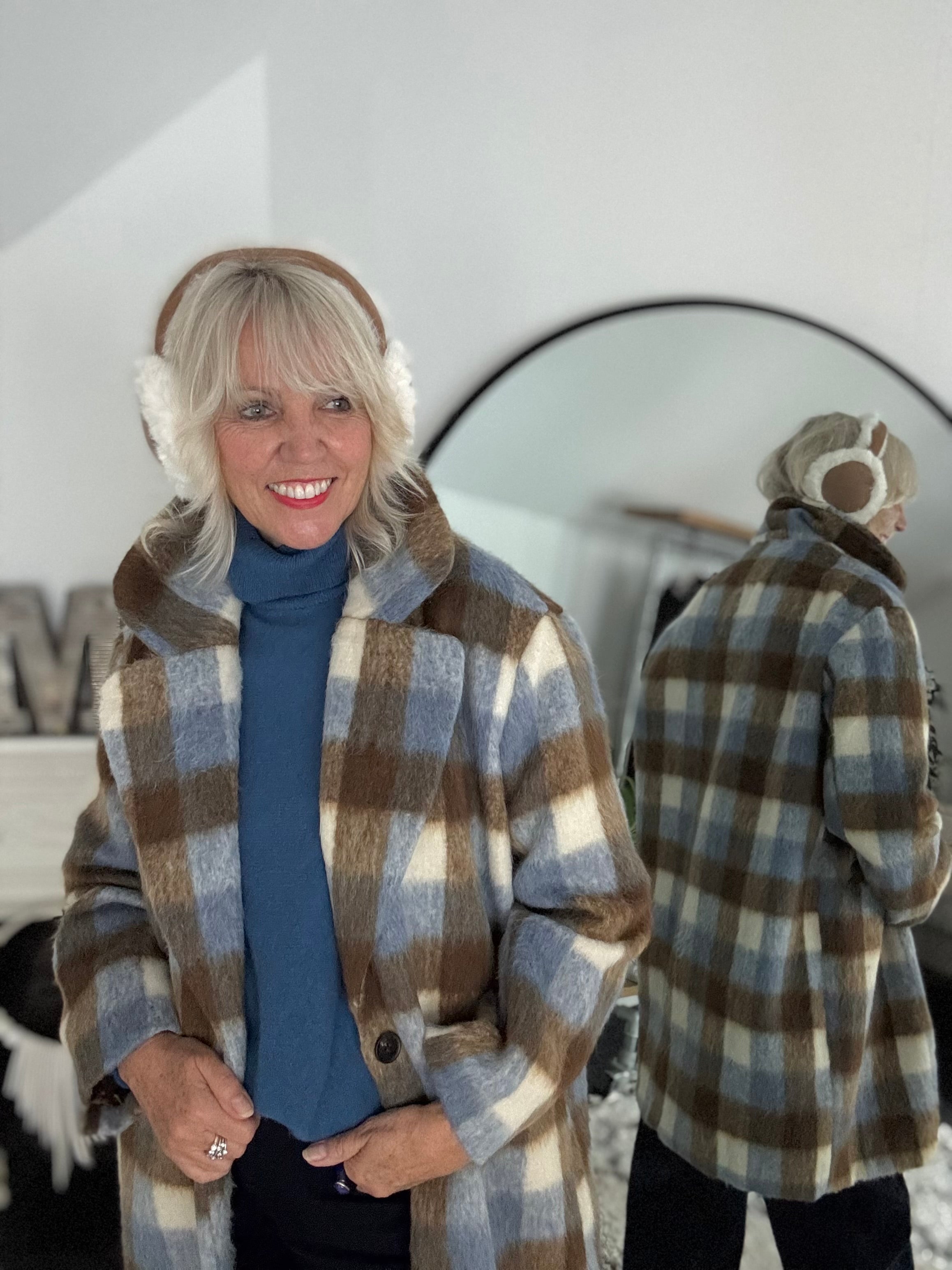 Faux Fur & Suede Ear Muffs