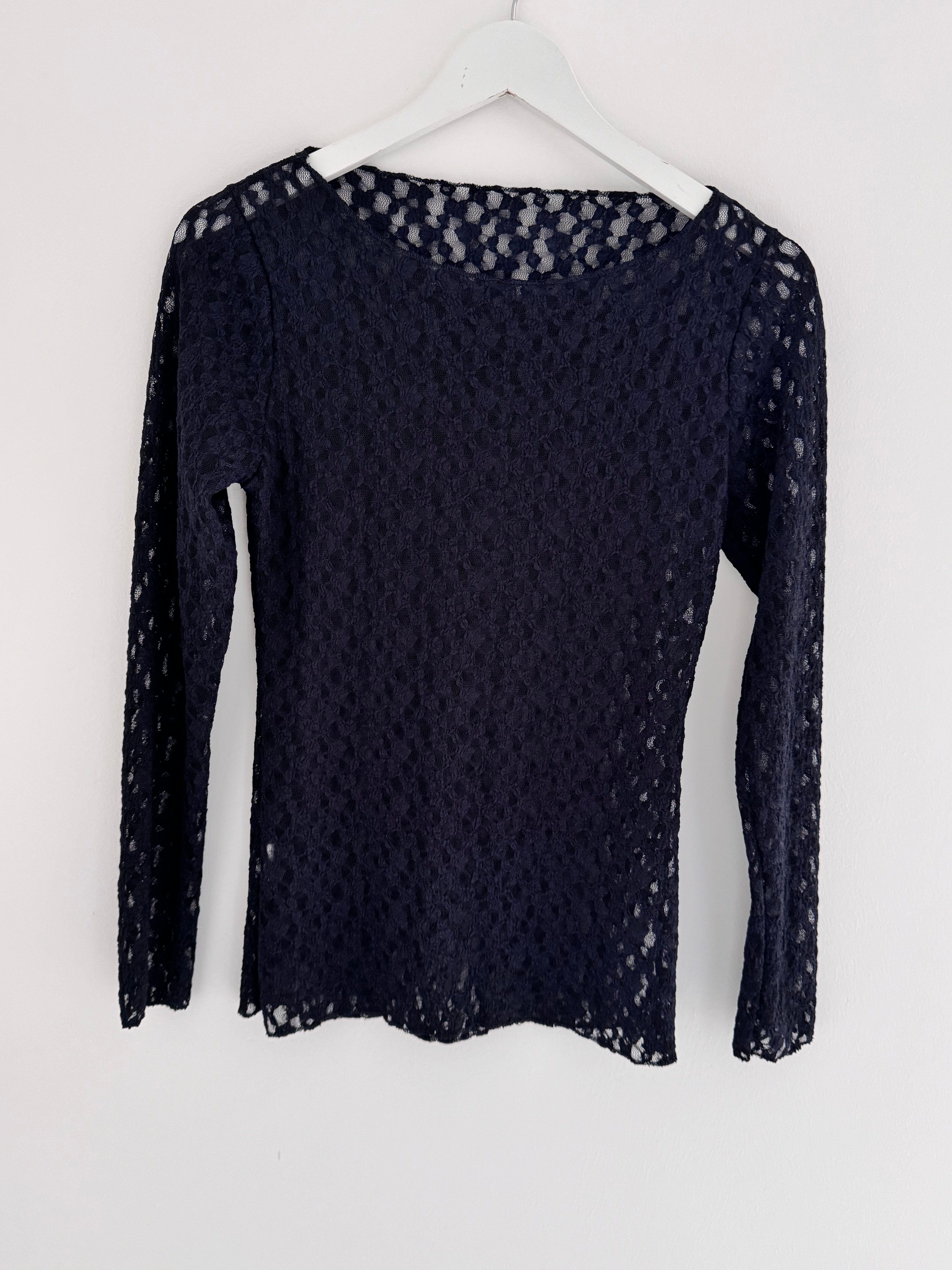 Lace Base Layer in Black