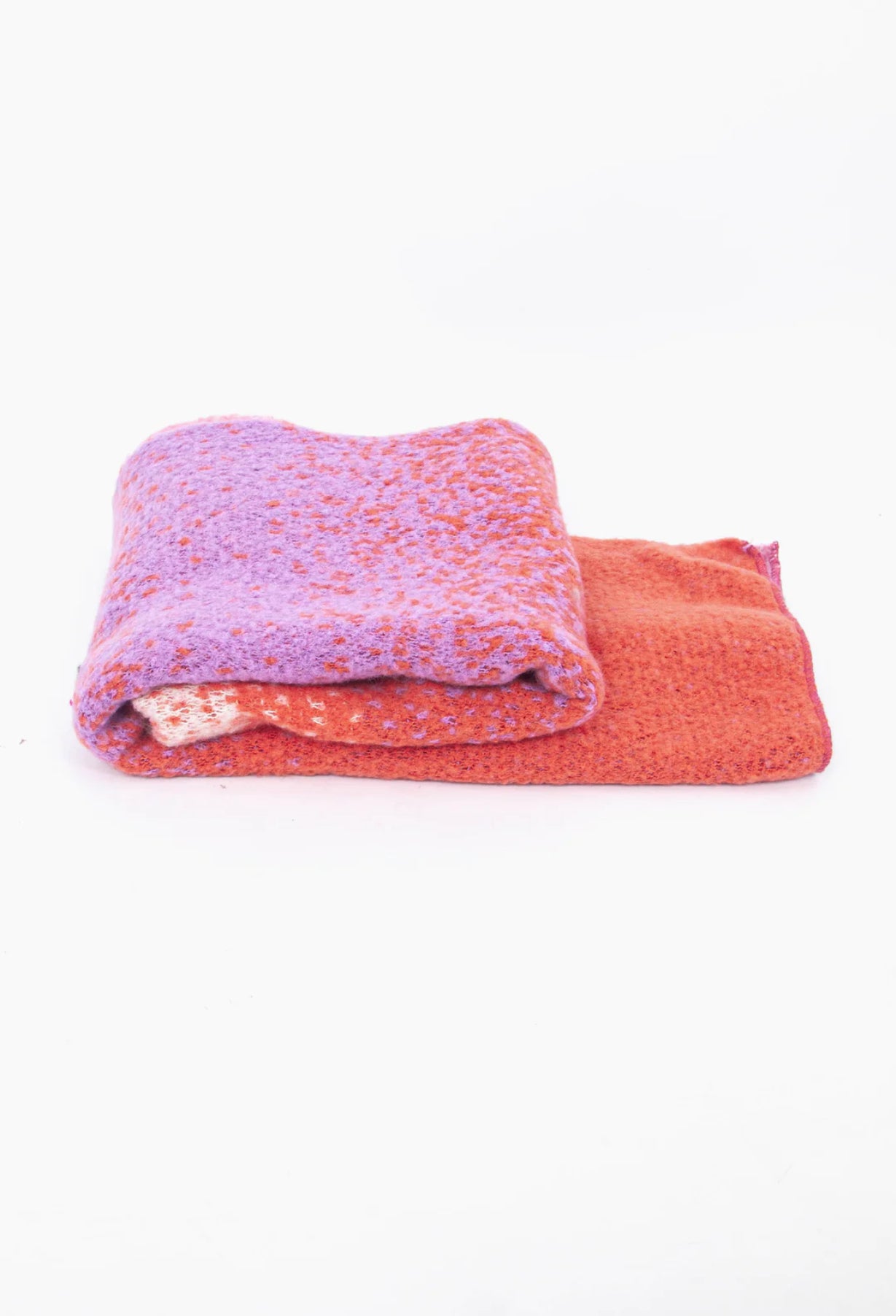 Ombré Cosy Scarf in Pink & Orange