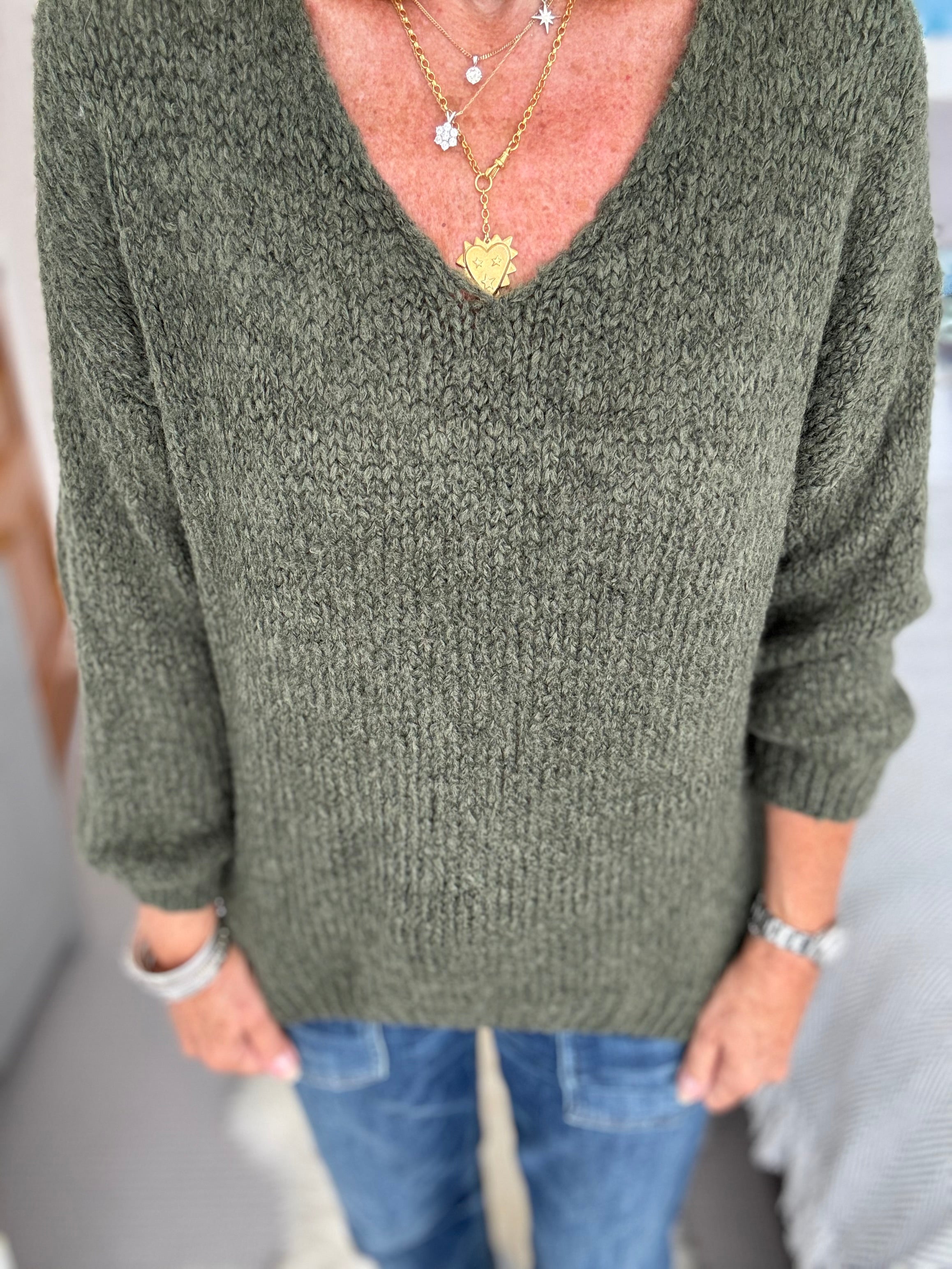 Limoncello Jumper in Khaki