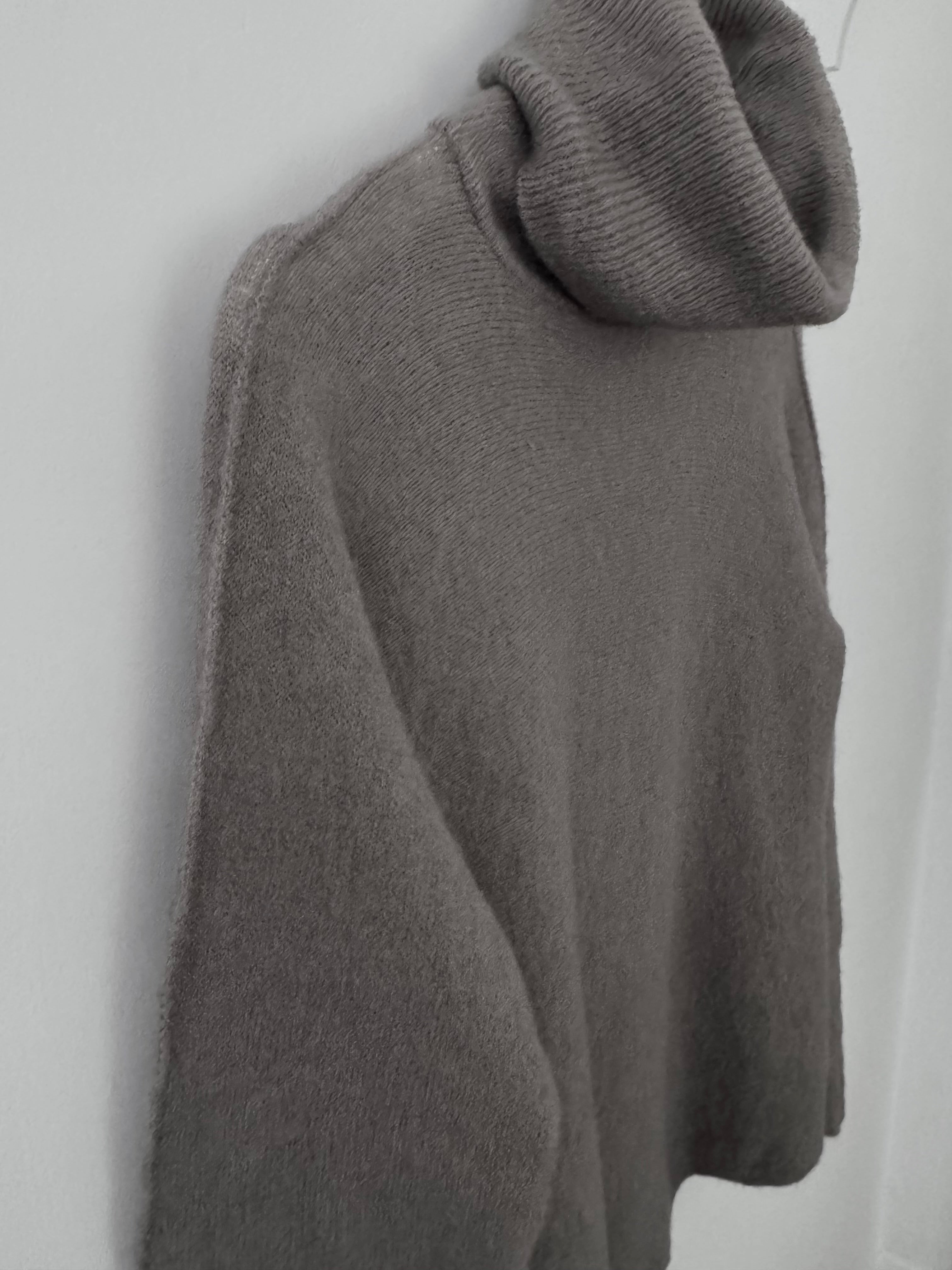 Simple Roll Neck Jumper in Mocha