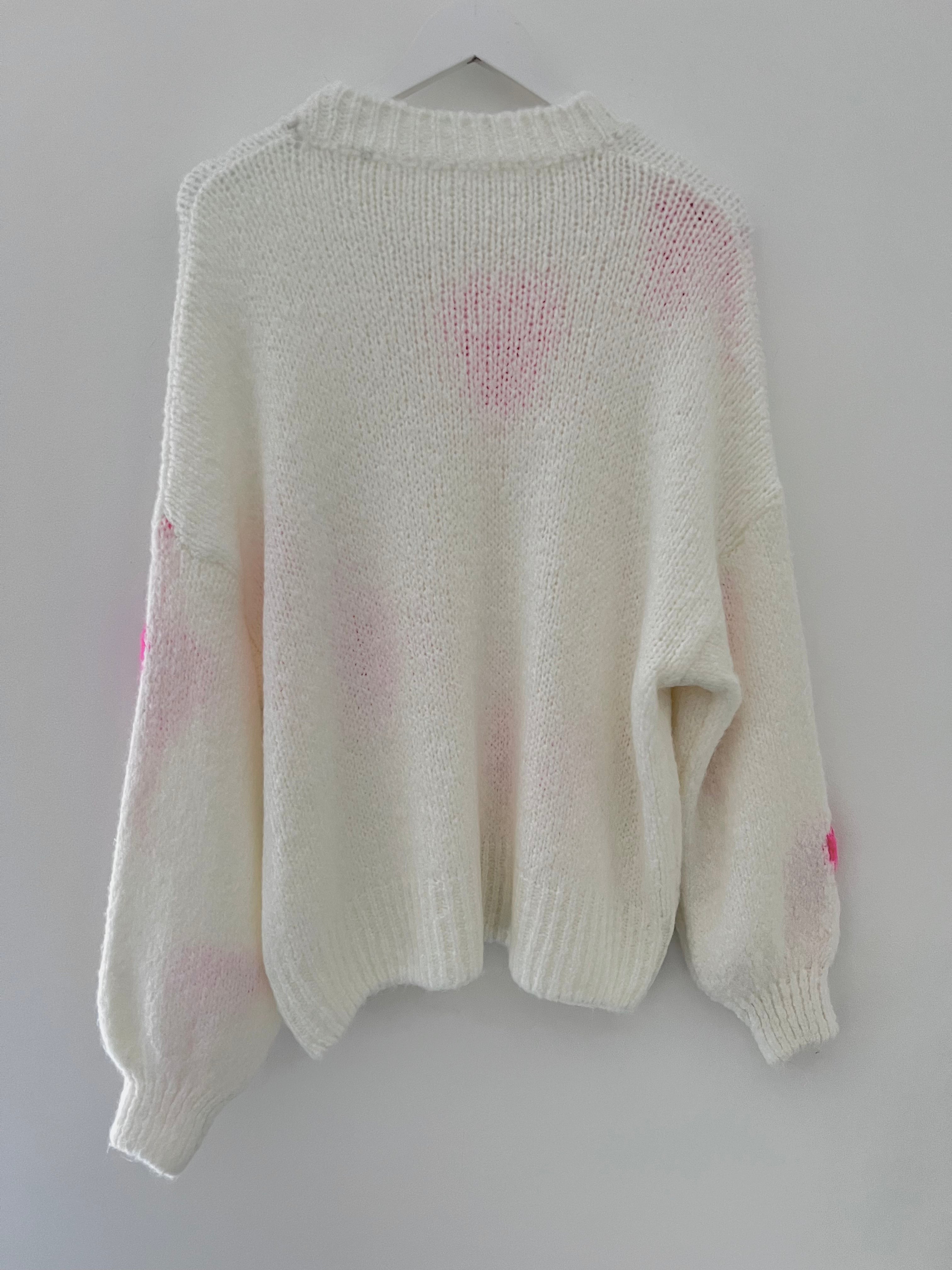 Light pink fluffy sales sweater