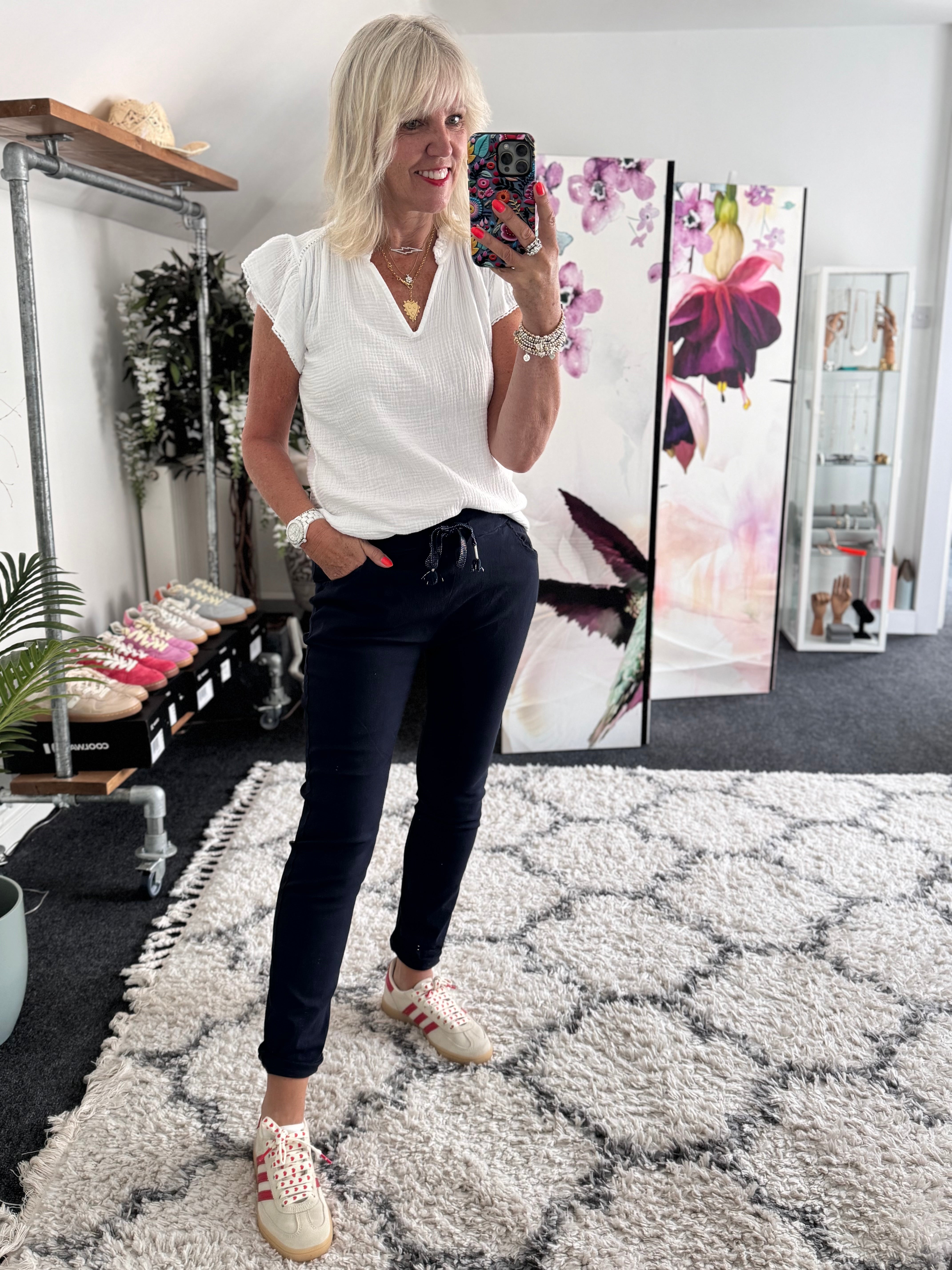 Super Stretch Joggers in Inky Navy
