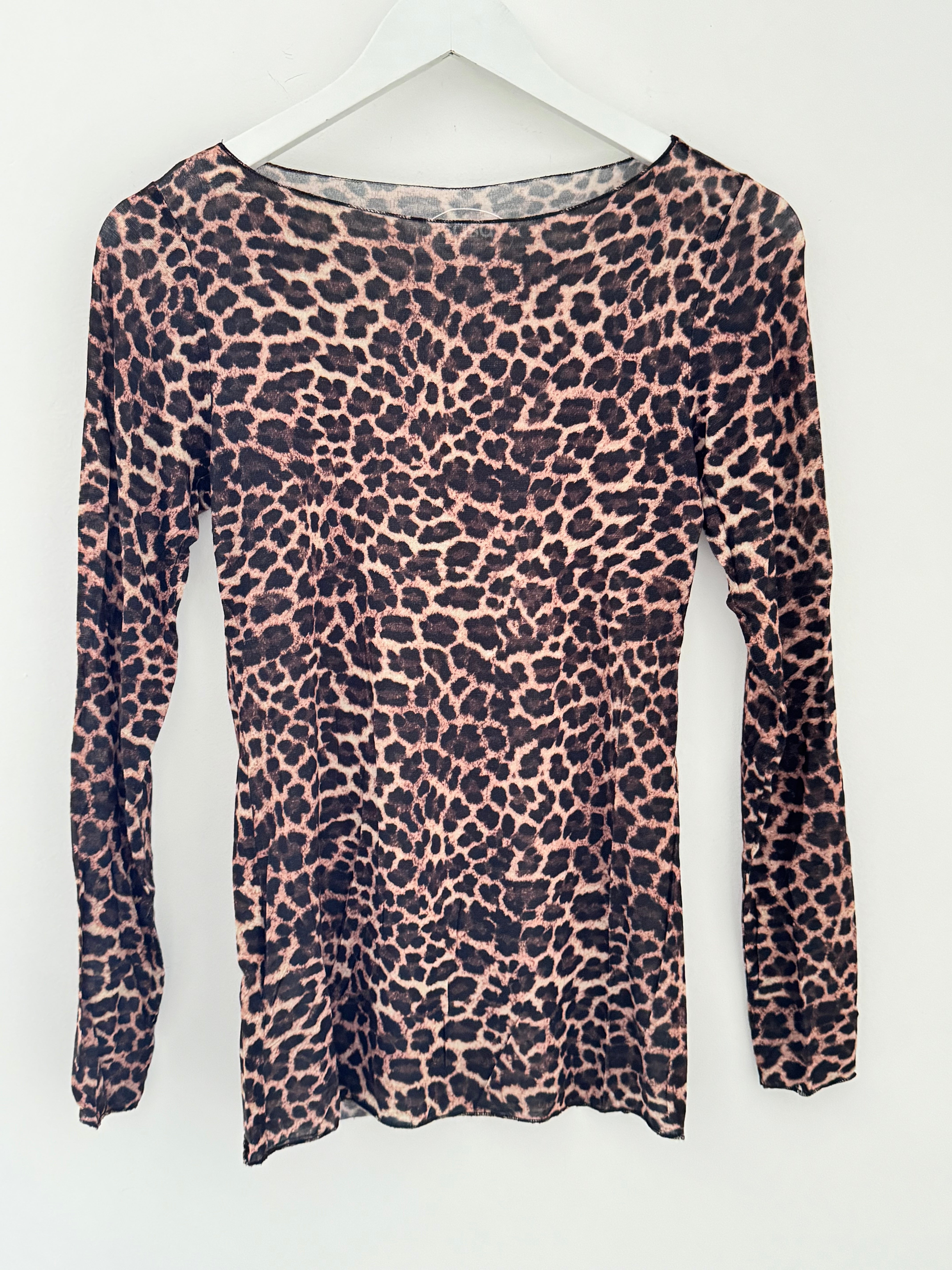 Ultrasoft Cashmere Blend Base Layer in Mini Leopard