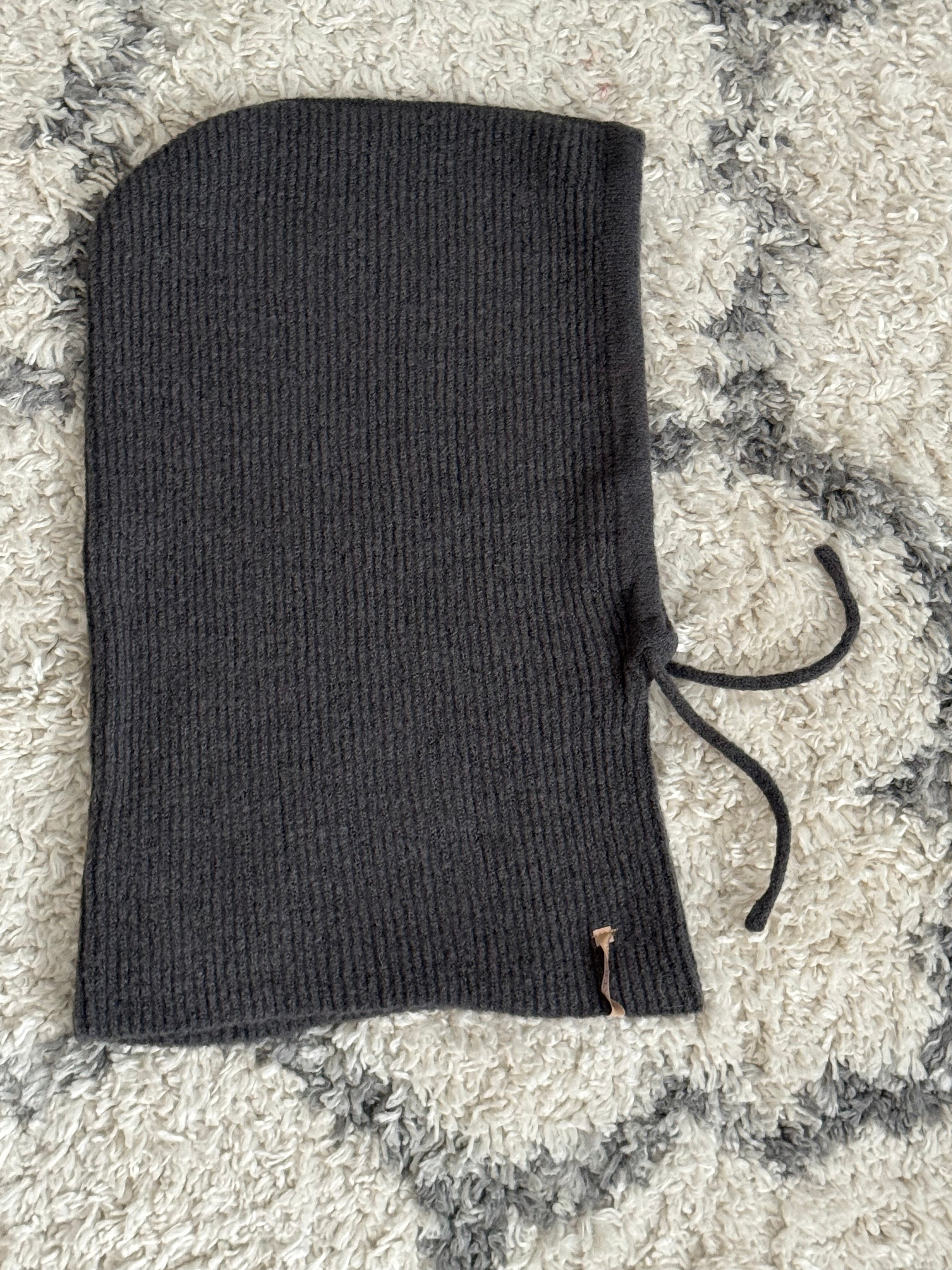 Luxe Hooded Snood in Charcoal