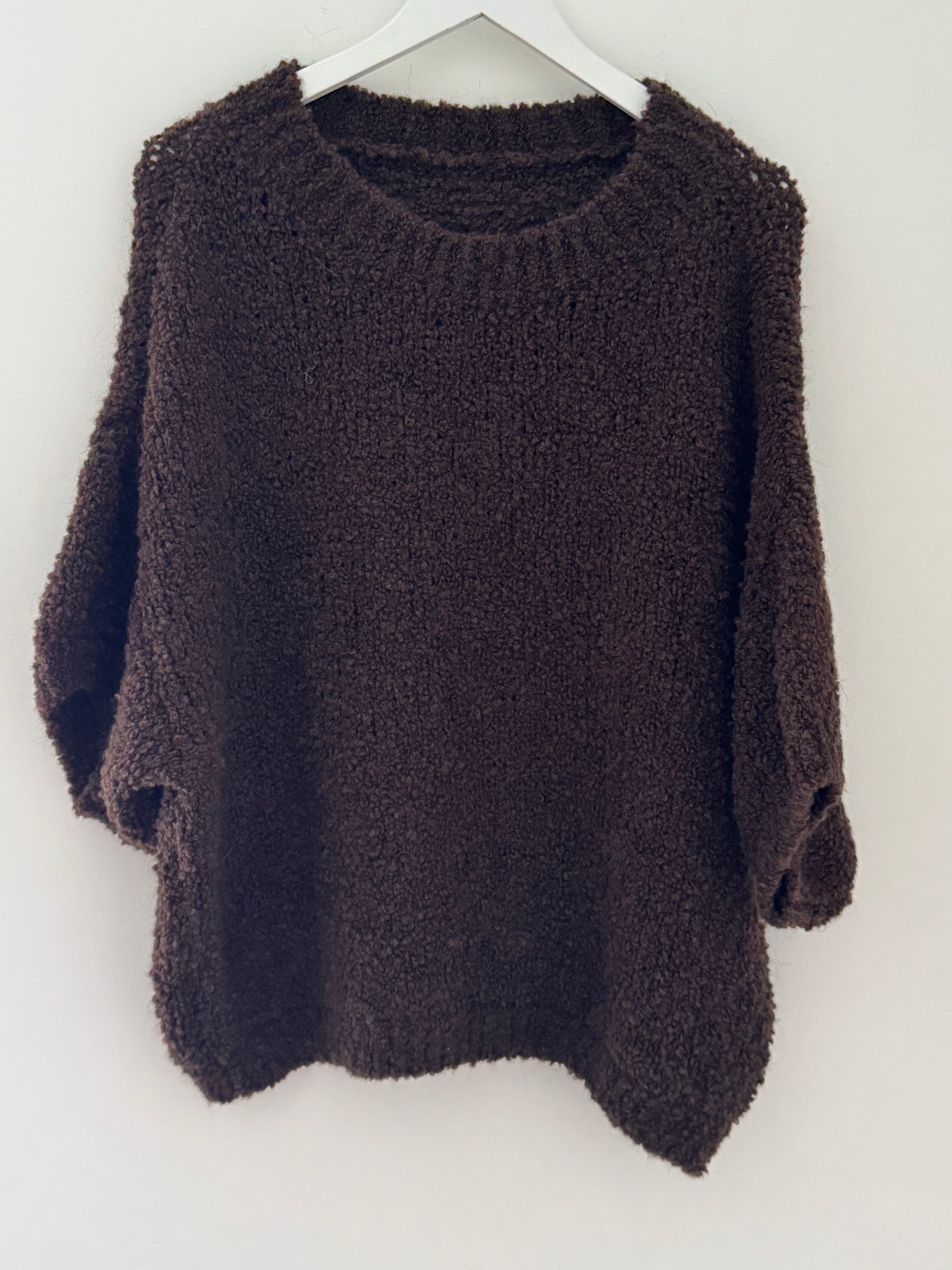 Boucle Jumper in Chocolate