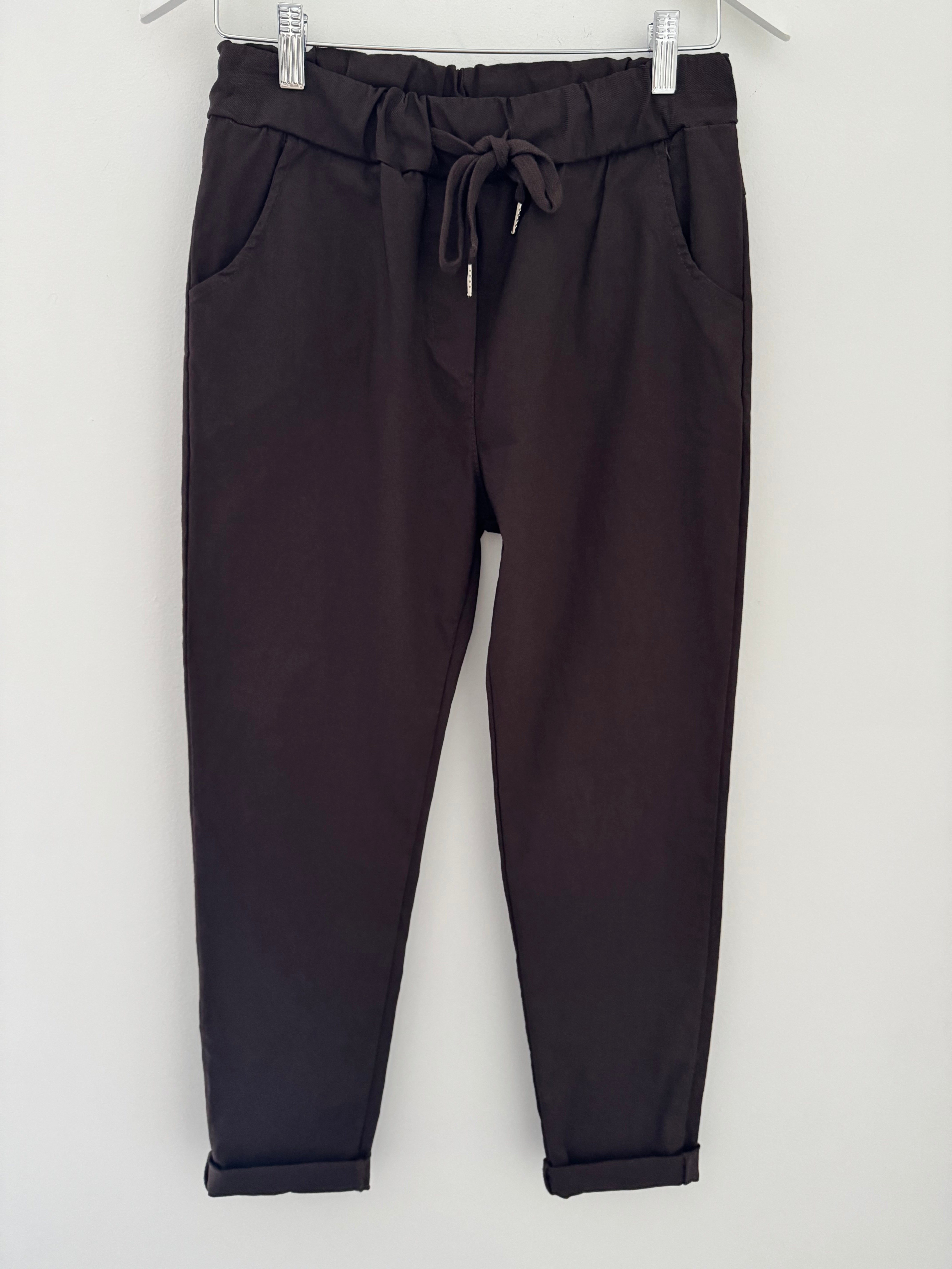 Super Stretch Joggers in Dark Cocoa