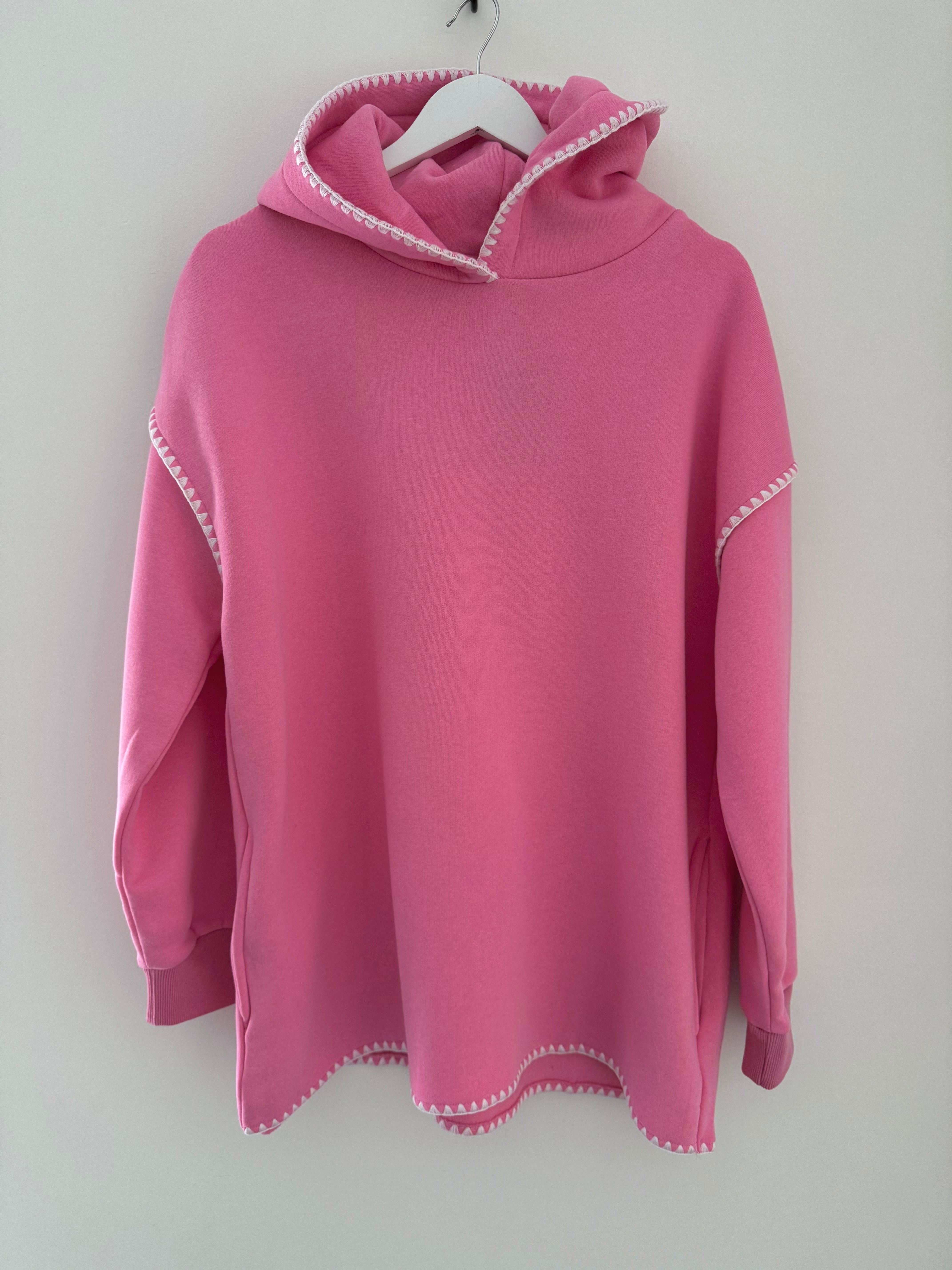 Oversized Hoodie in Pink