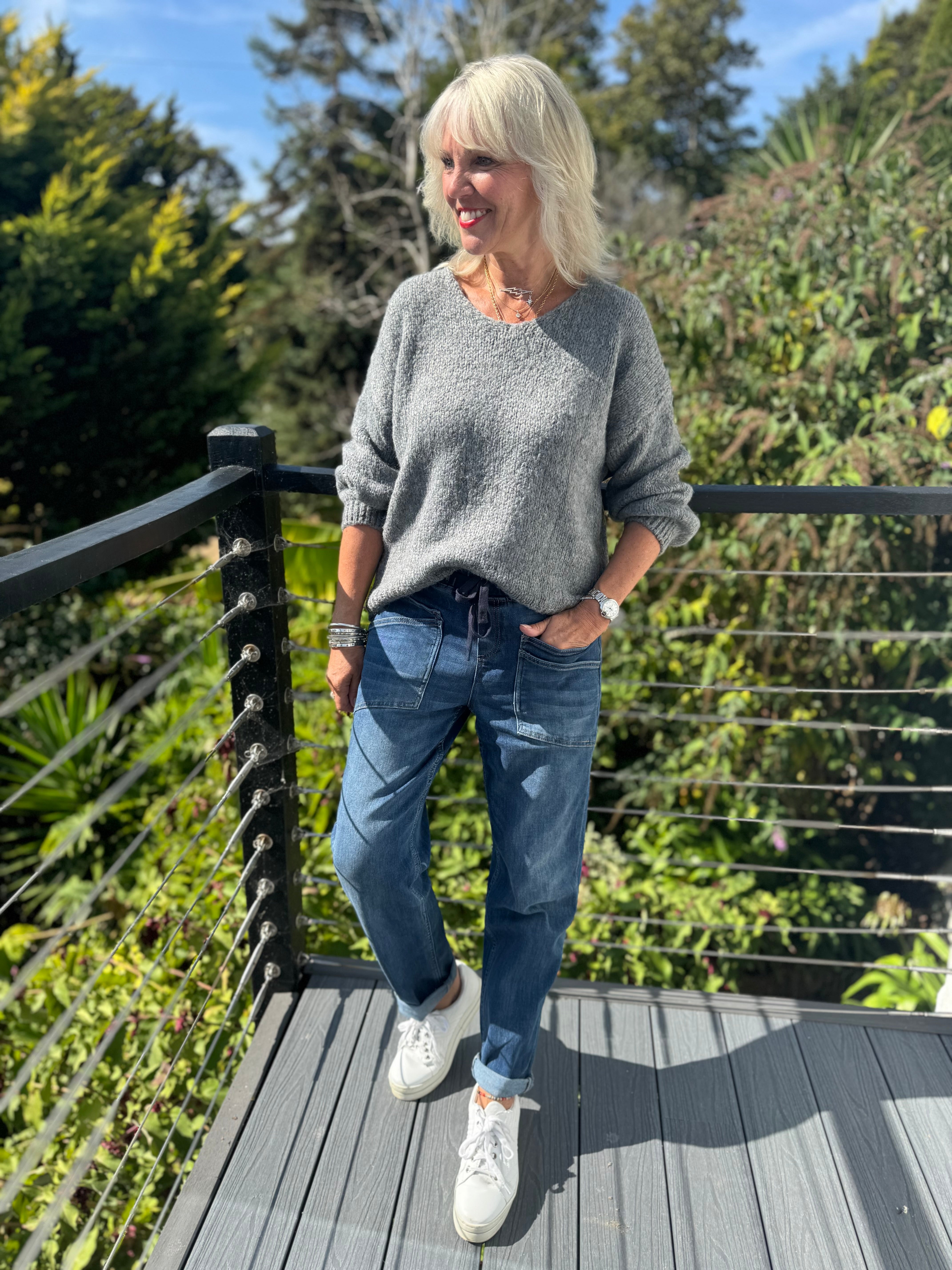Limoncello Jumper in Grey