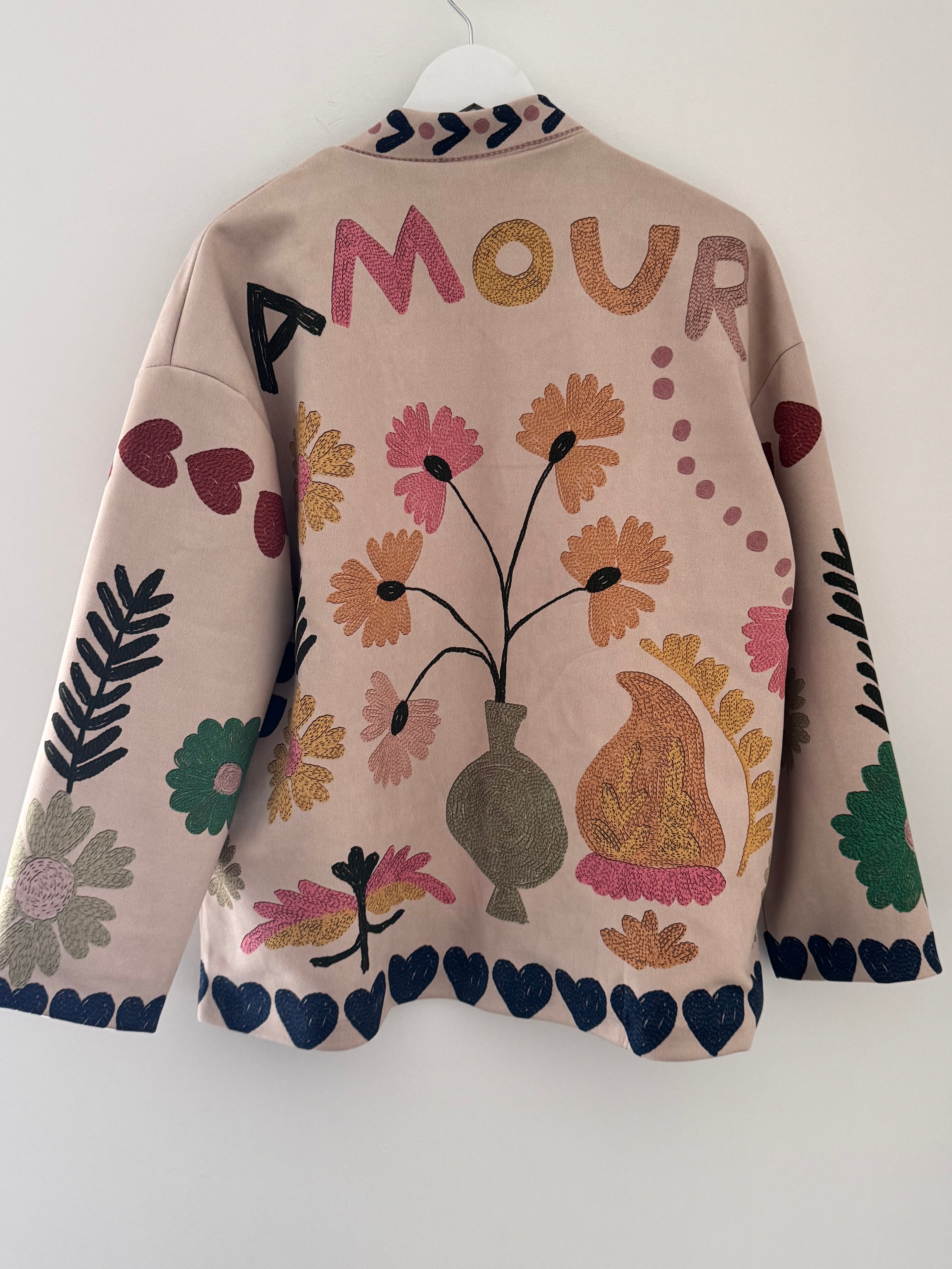 Suede Jacket in Autumn Colours